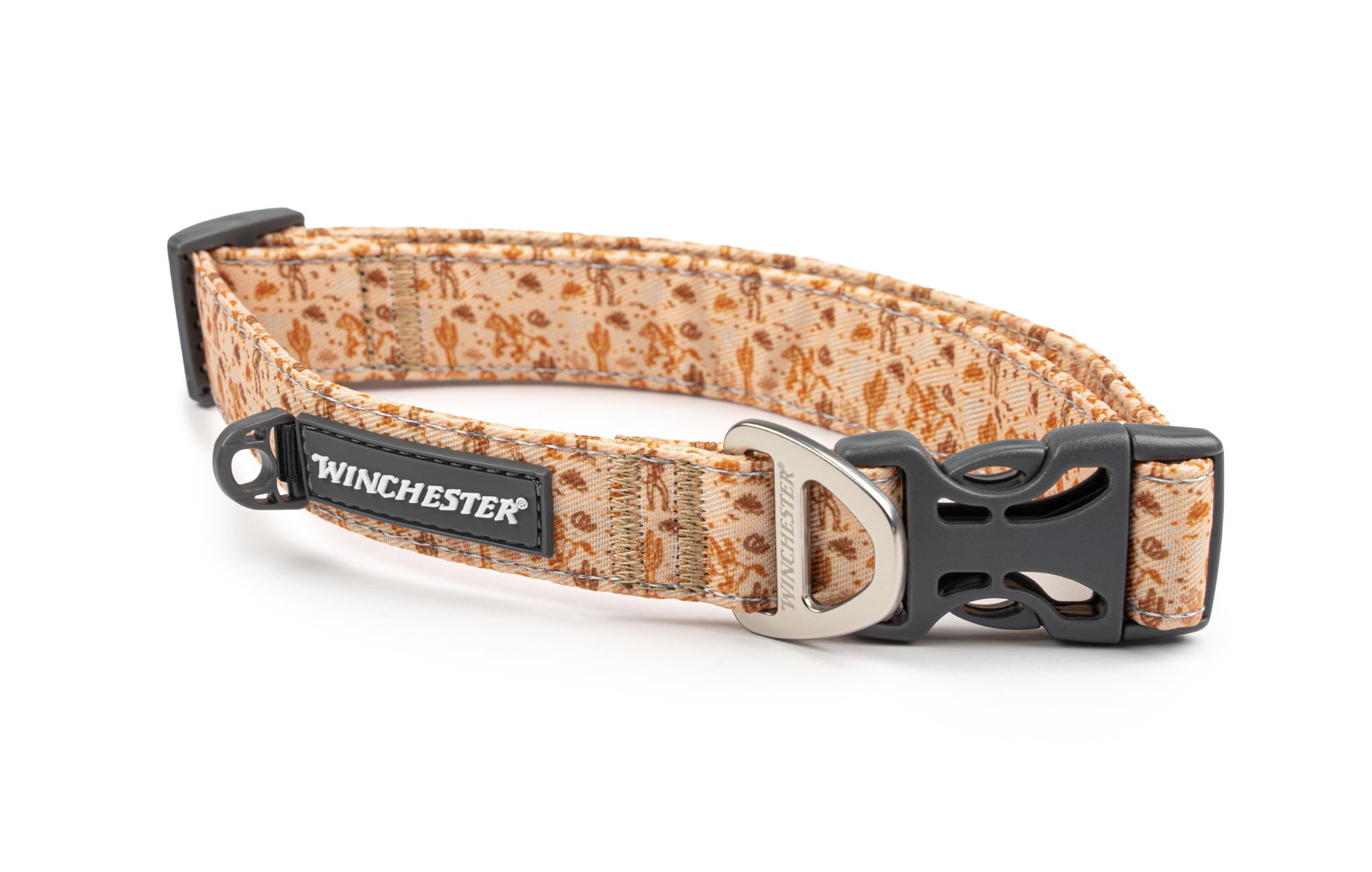 Winchester Printed Designer Dog Collar, Wild West, S