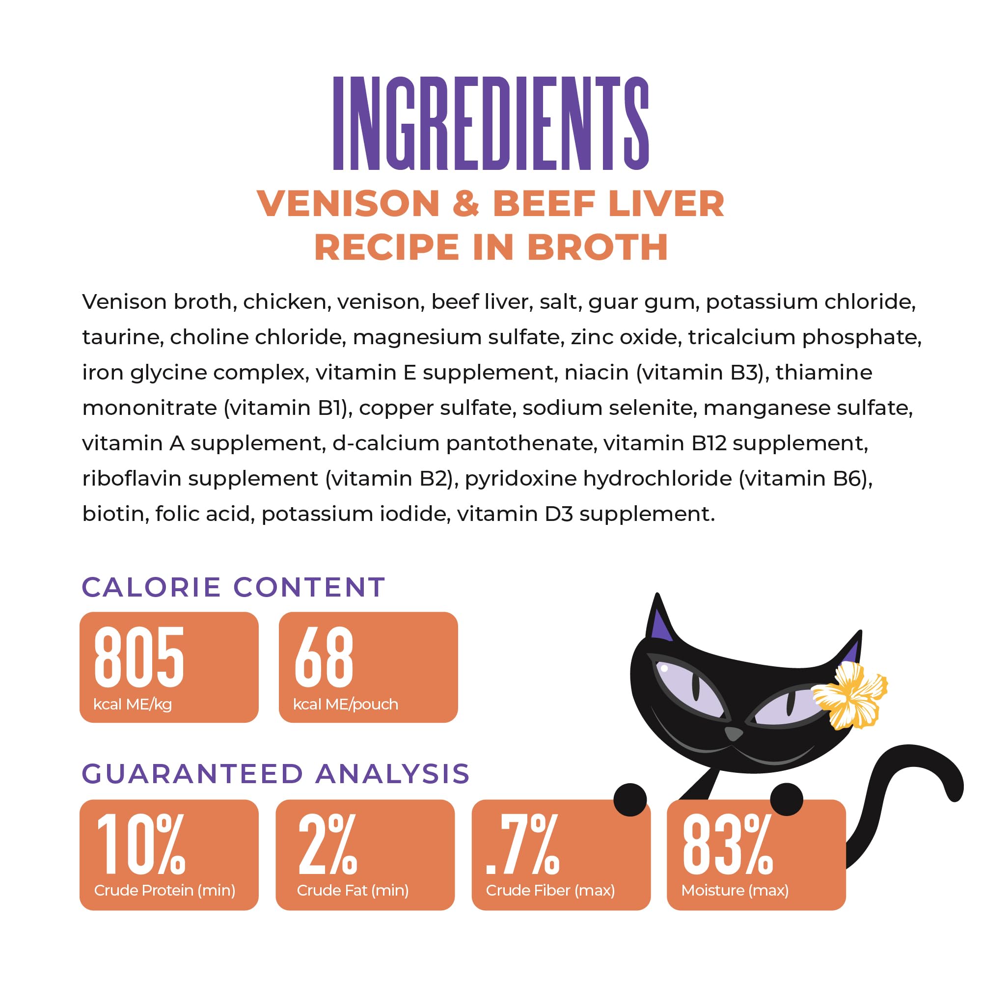 Tiki Cat After Dark Shreds Wet Cat Food, Venison & Beef Liver, 3 oz. Can (12 Count)