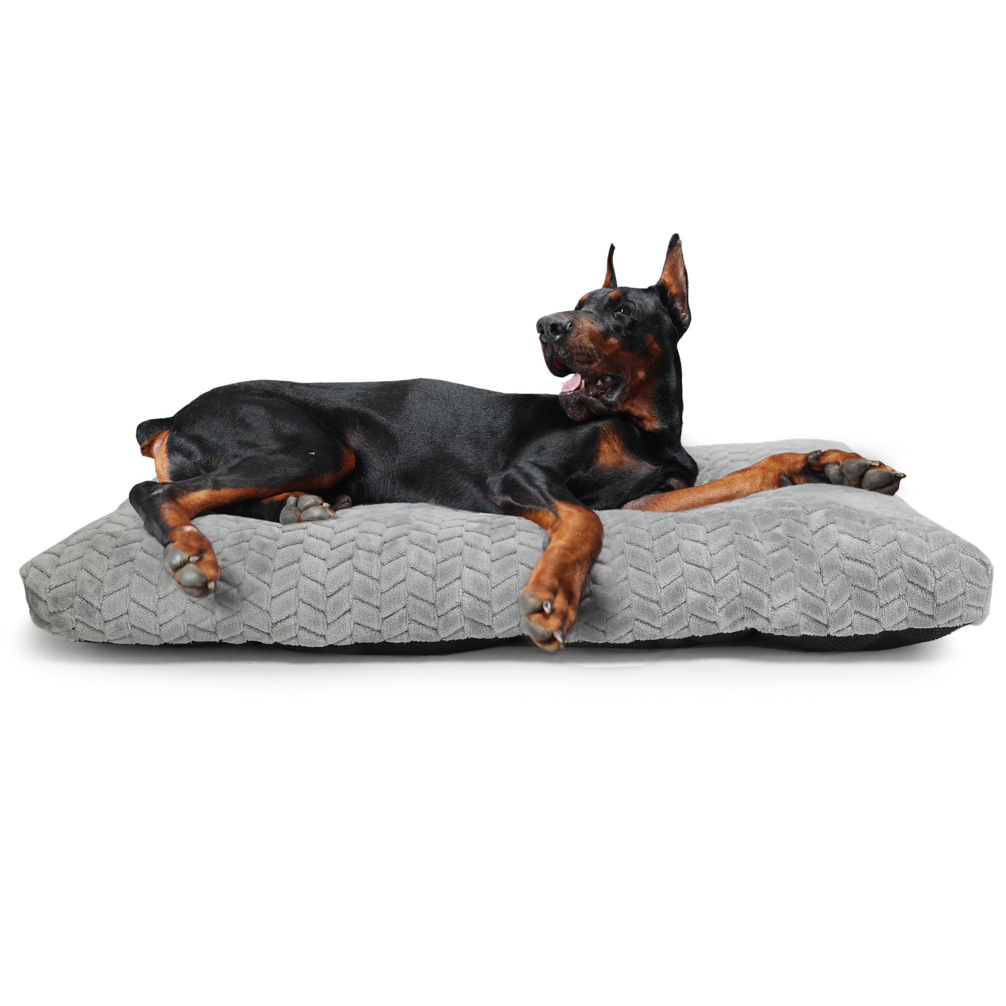 Necesitar Xlarge Dog Bed For Crate Washable Deluxe Plush Dog Crate Beds Comfy Kennel Pad Anti-Slip Pet Sleeping Mat For Large Br