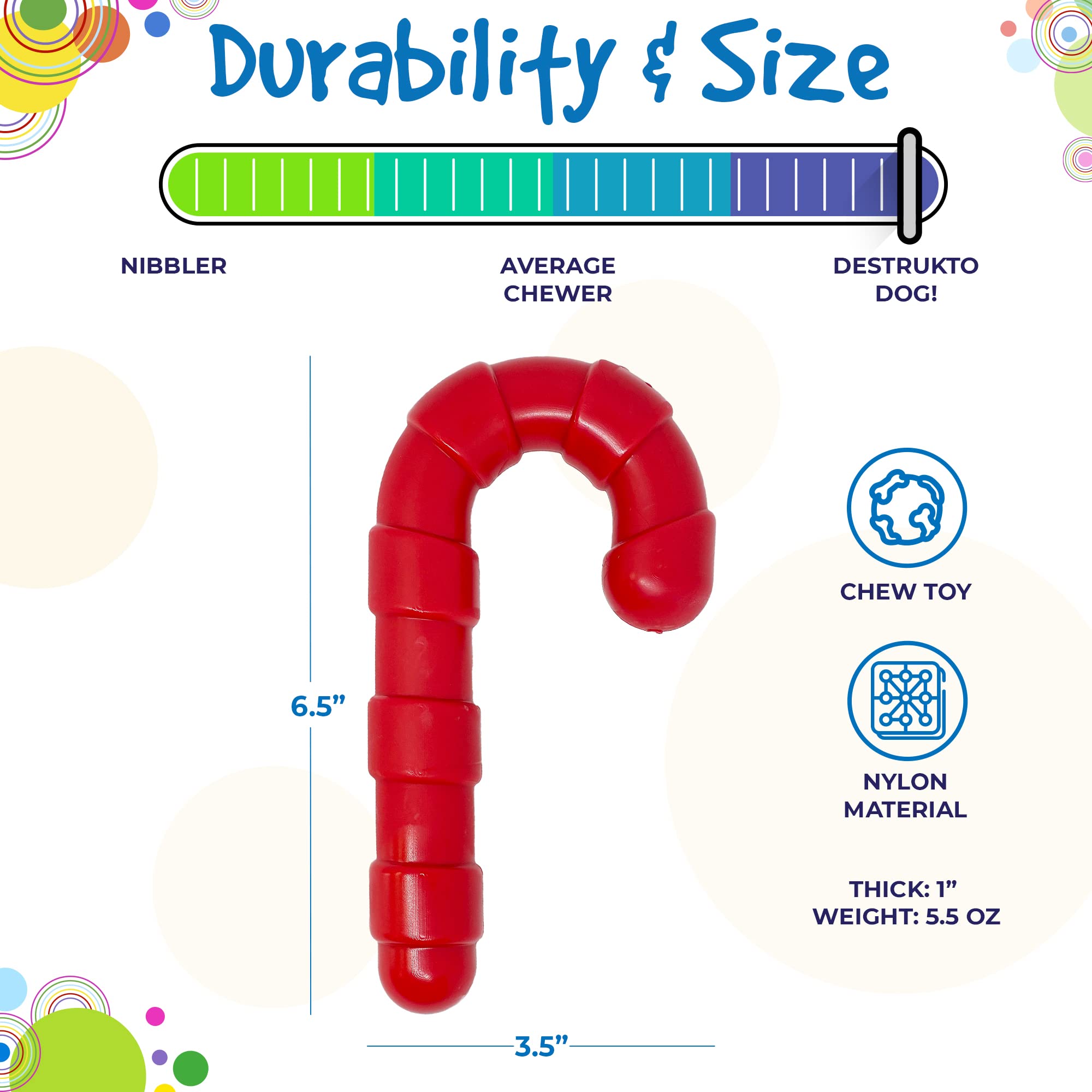 SP Candy Cane Chew Toy