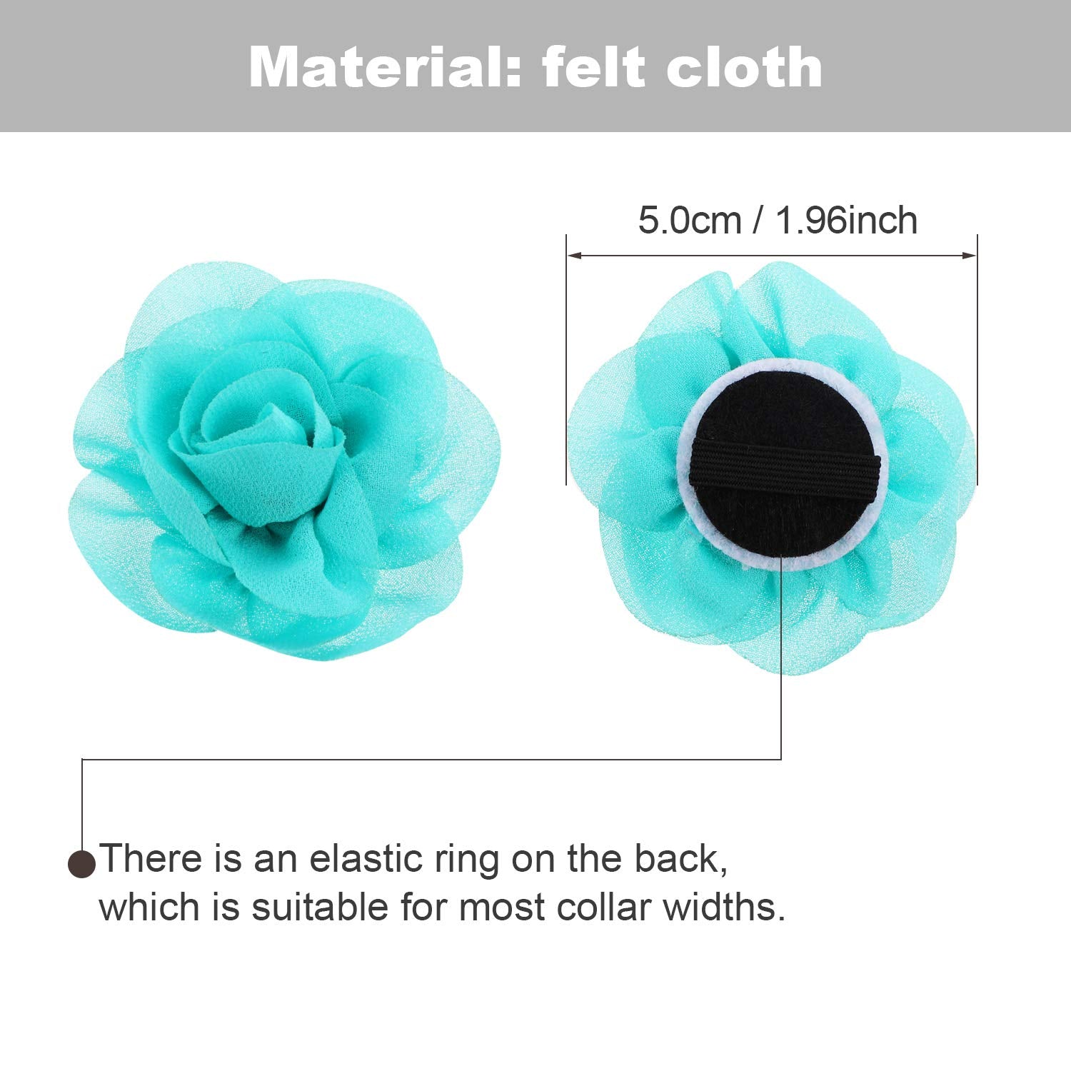 Leinuosen 20 Pcs Flower For Dog Collar Flowers Collars Pet Collar Flowers Multi Color Dog Charms Flower Pet Flower Bow Tie For Cat Puppy Dog Collar Grooming Accessories