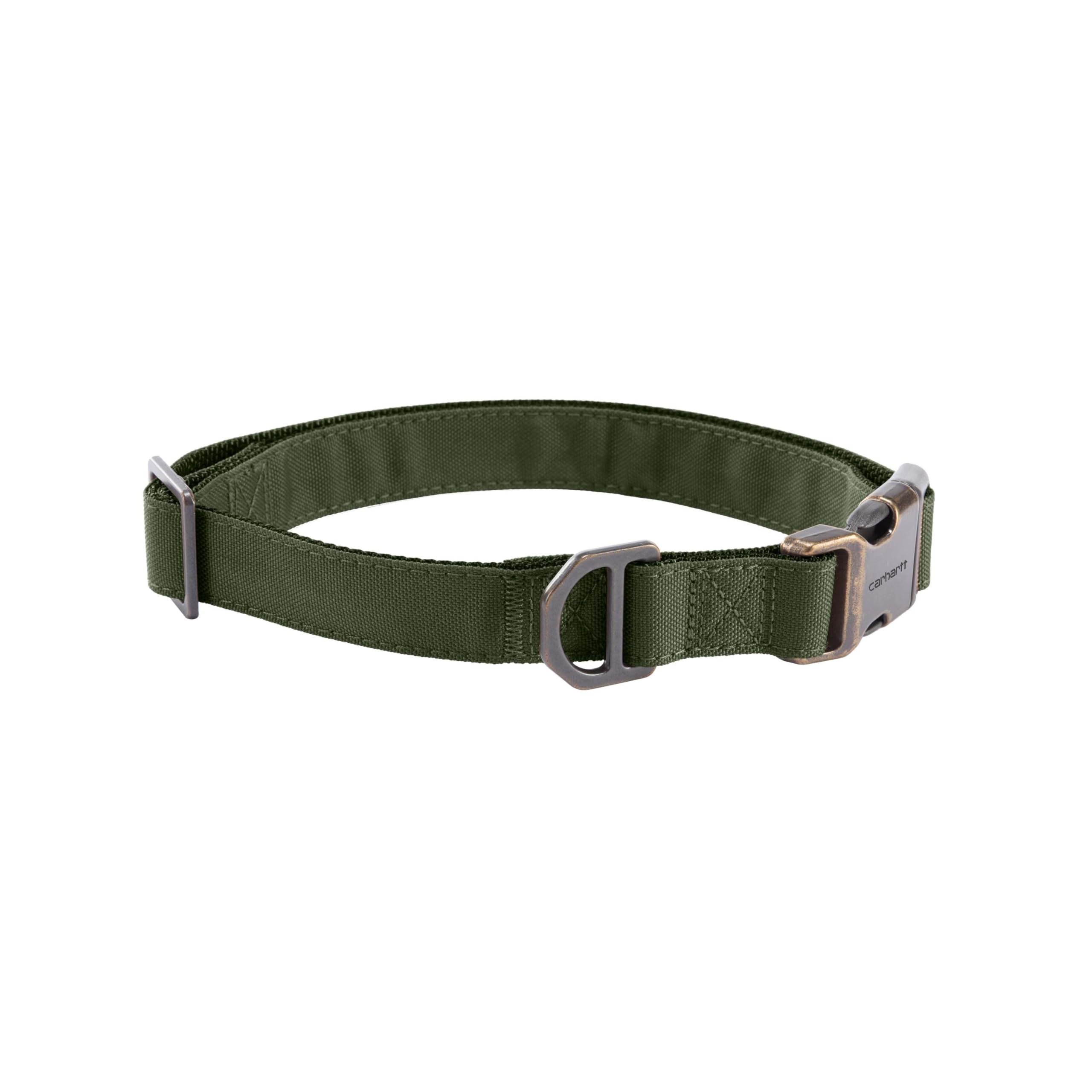 Carhartt Field Dog Collar, Fully Adjustable, Durable 600-Denier Fabric W/Reflective Wordmark for Visibility, Oak Leaf, Medium