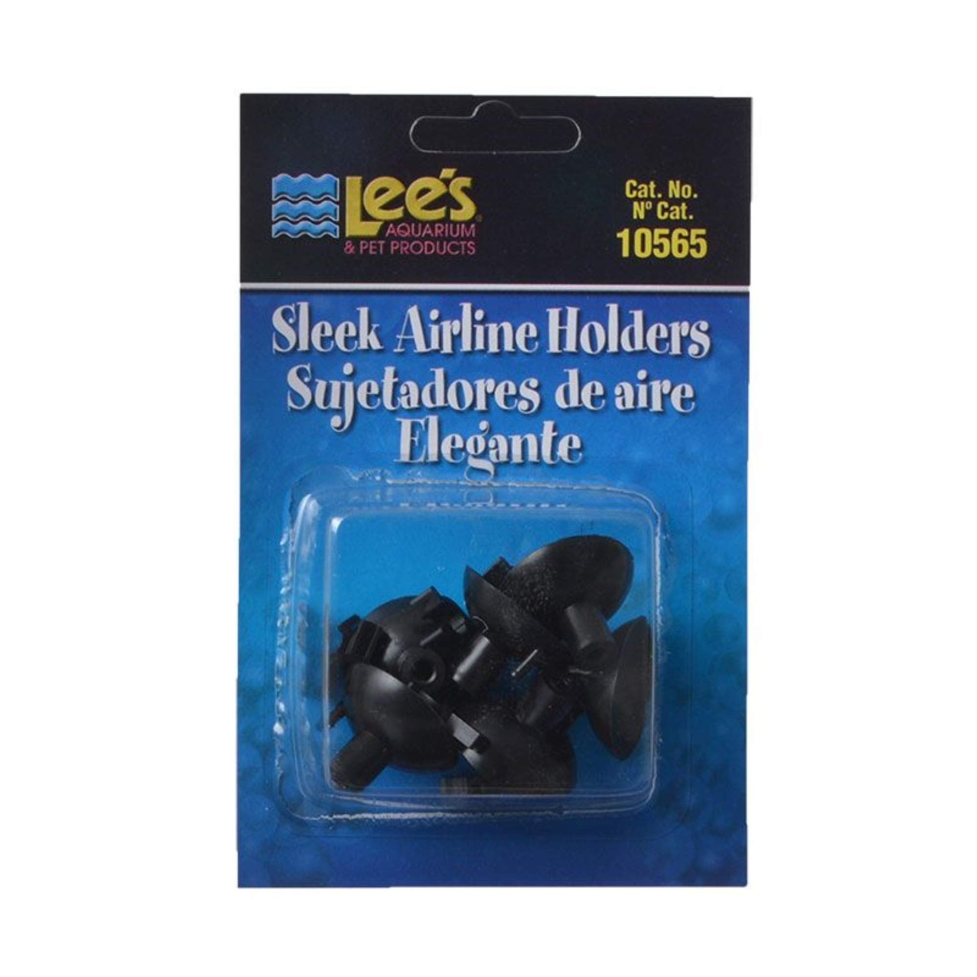LA 6PK BLK SLEEK AIRLINE HOLDERS