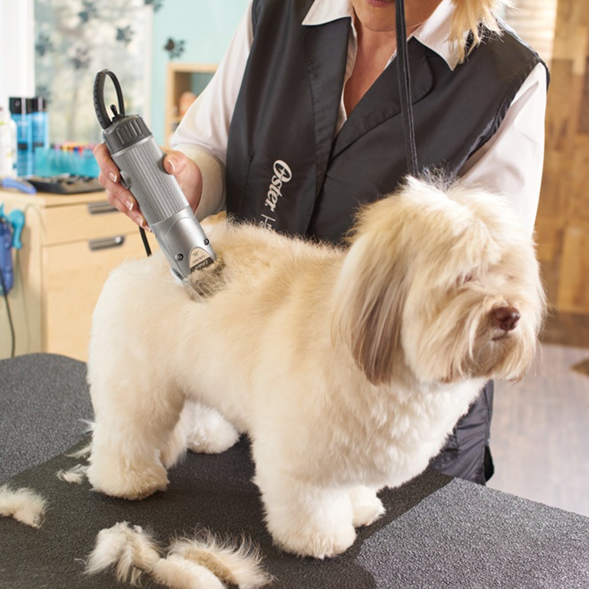 Oster Clipmaster Hair Clippers for Pets, Detachable Cryogen-X Blade, Gray, Model 078005-010-003