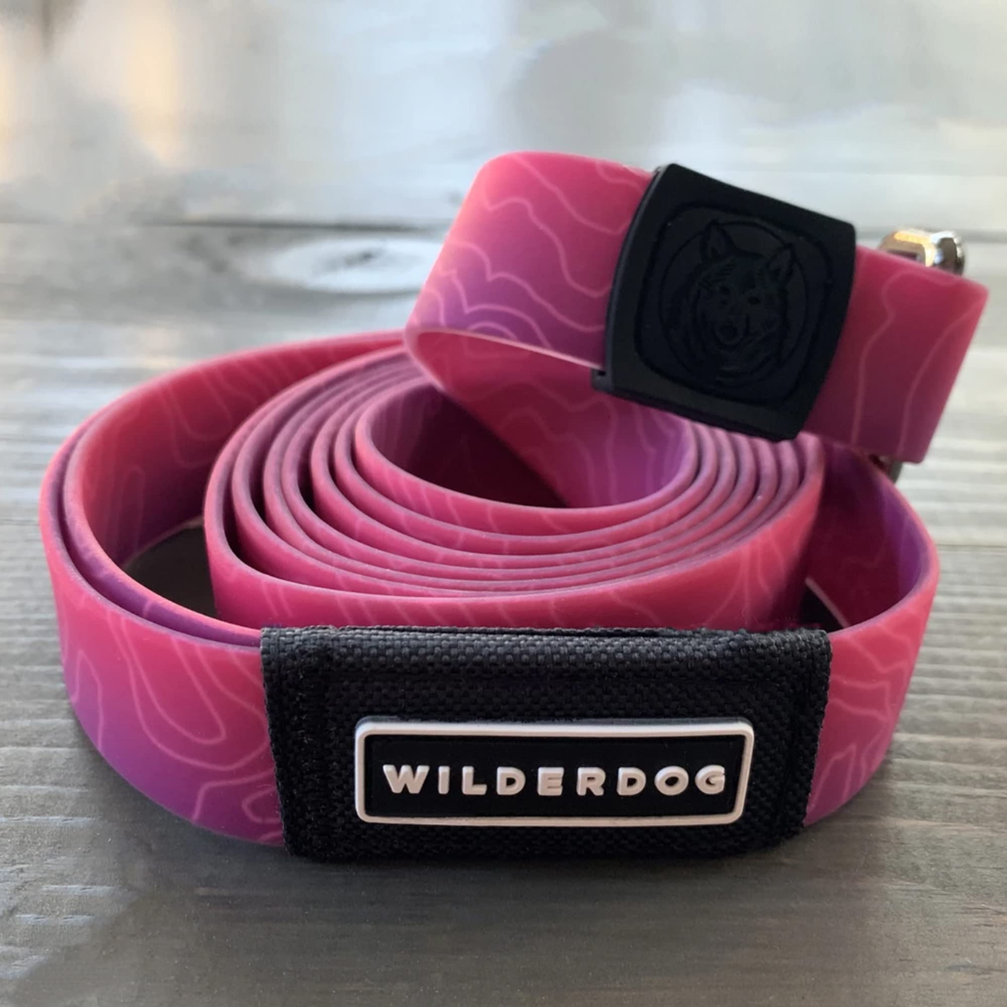 Wilderdog Waterproof Dog Leash - Repels Water & Dirt - 6Ft - Plum - 1Ct
