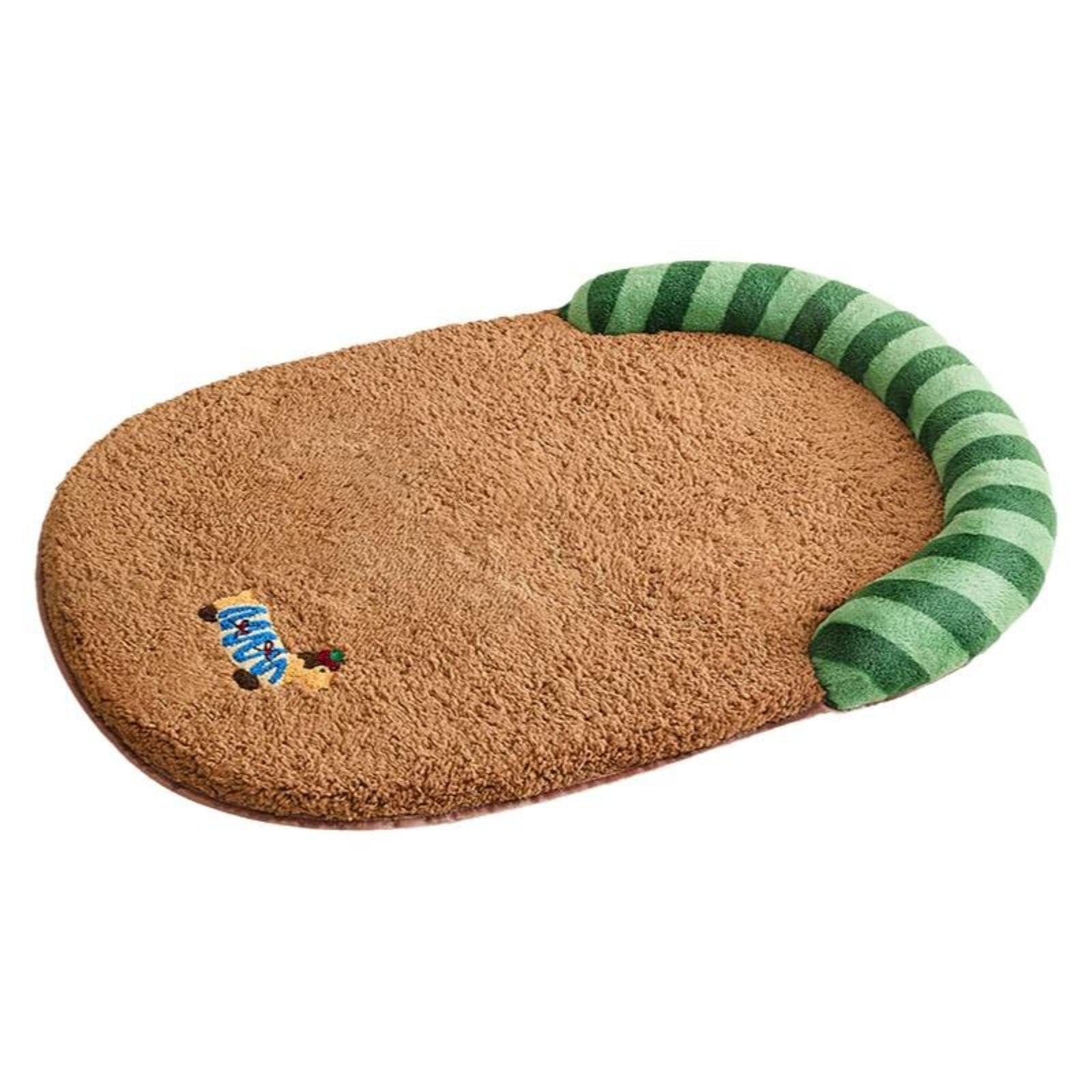 HEAVENGLOW Dog Bed, Removable cleanable Cover, AllSeason, Small Pet Sofa Couch Brown 75 * 50cm