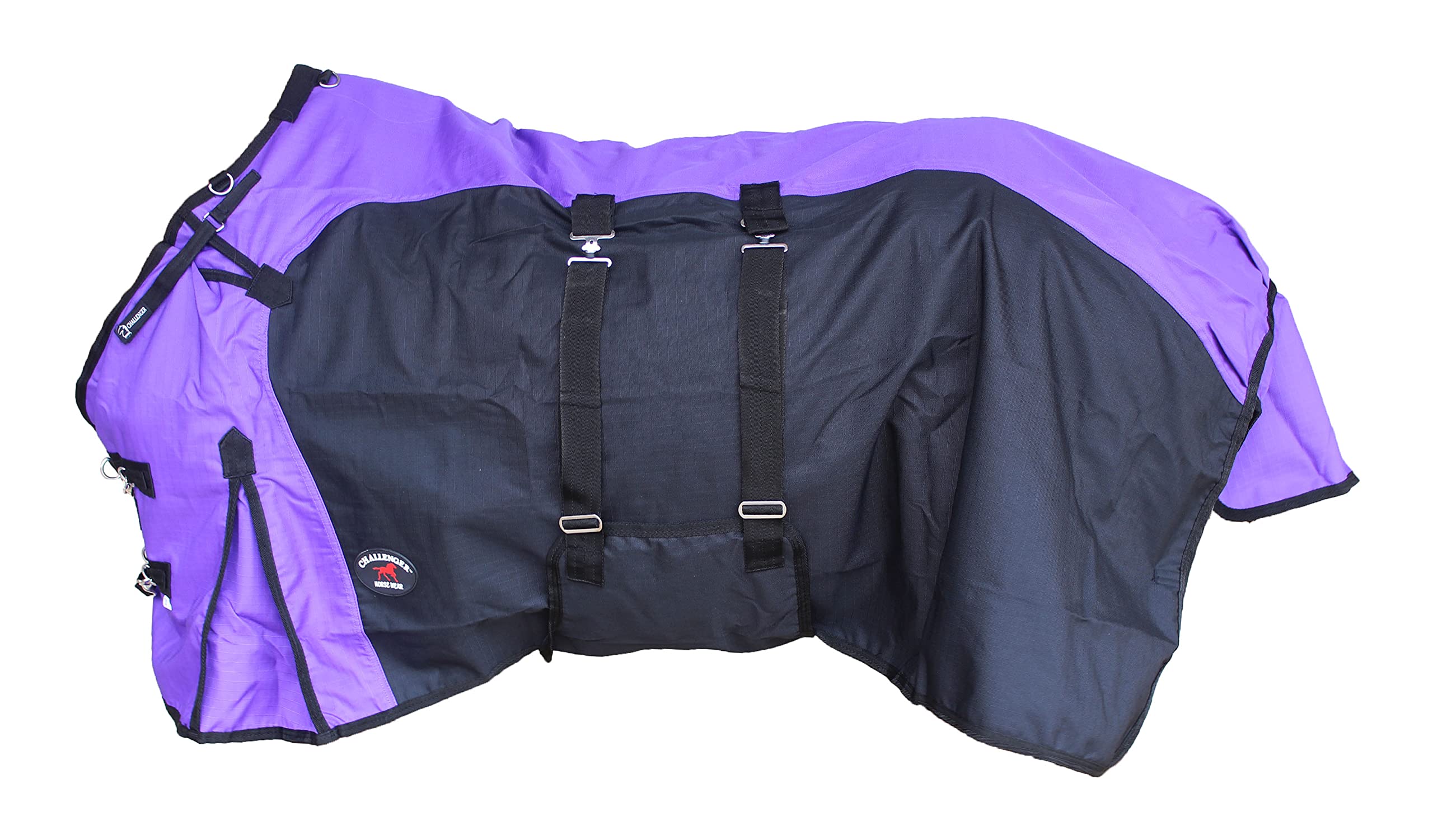 Challenger 82' 1200D Turnout Waterproof Fleece Lined Medium Winter Blanket Sheet 384Lg