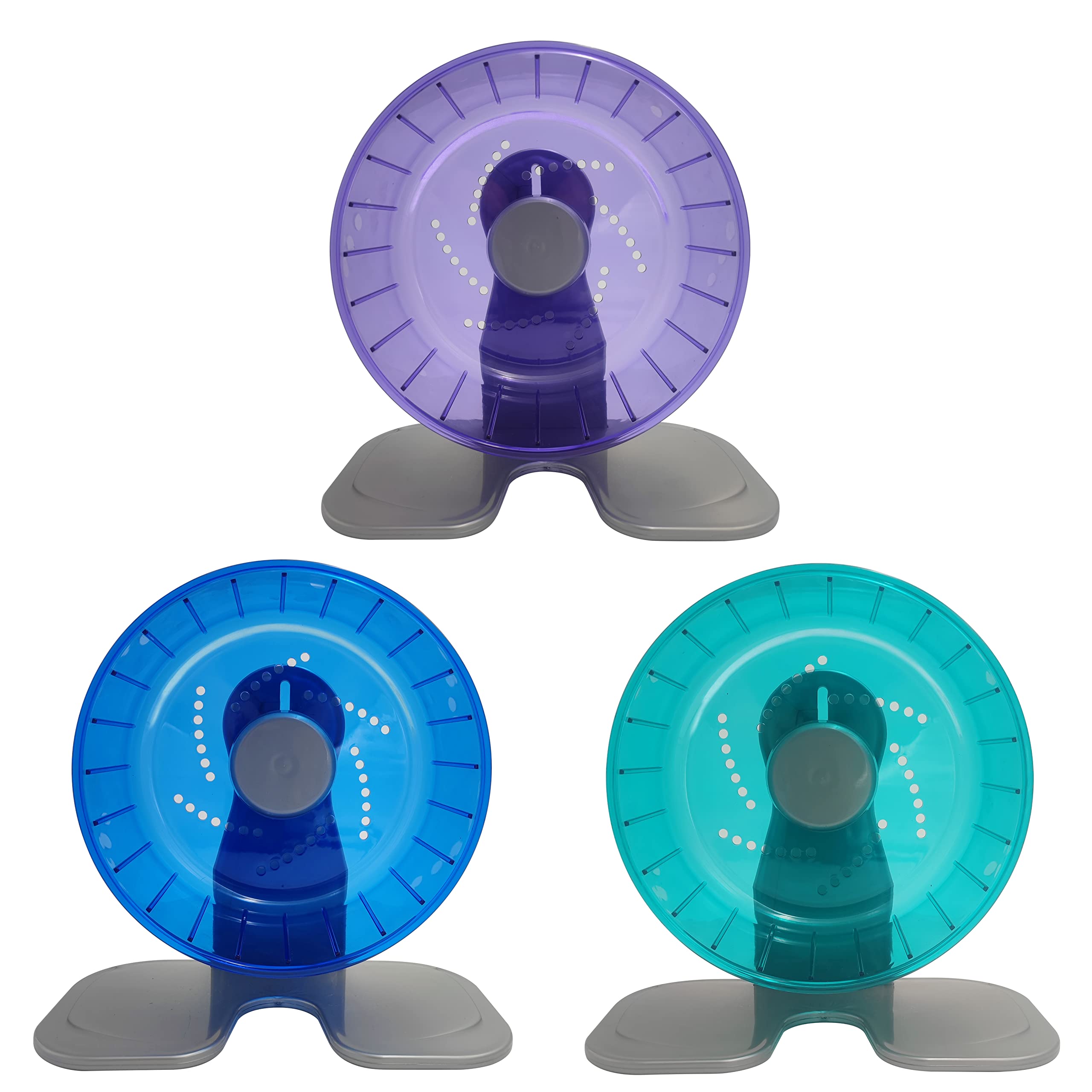 Petest Hamster Exercise Wheel, Silent Spinner Hamster Running Wheels, Diameter 8.3 Inch, Purple