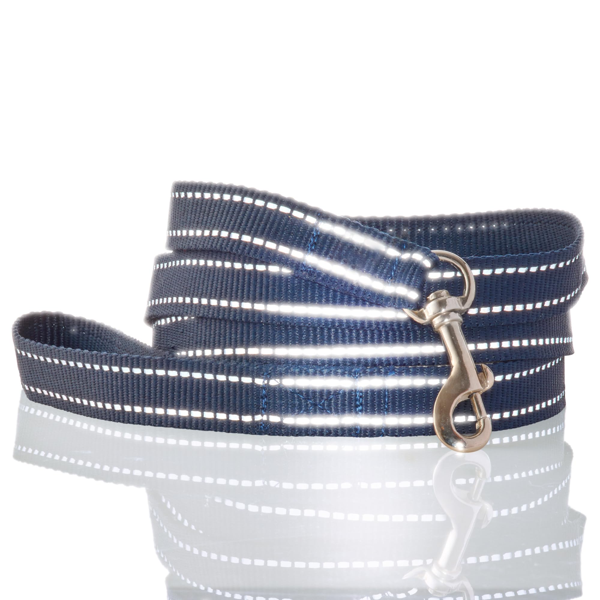 Pet Passion Reflective Durable Dog Leash 7 Ft. For All Pet Breeds, Navy, One Size