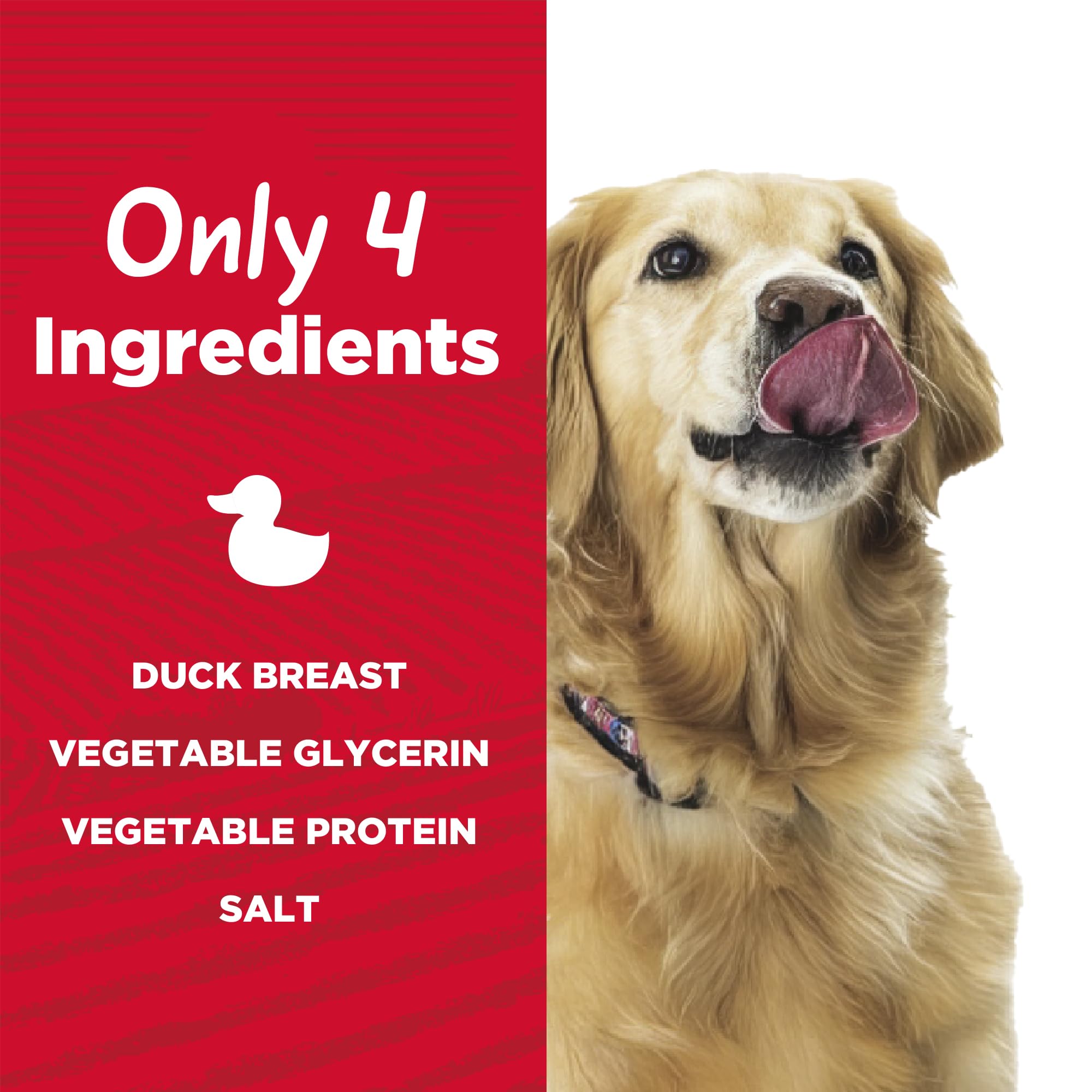 Country Kitchen Duck Jerky Tender Dog Treats, Made with Real Duck, High Protein, Low Fat, No Artificial Colors, 3 oz