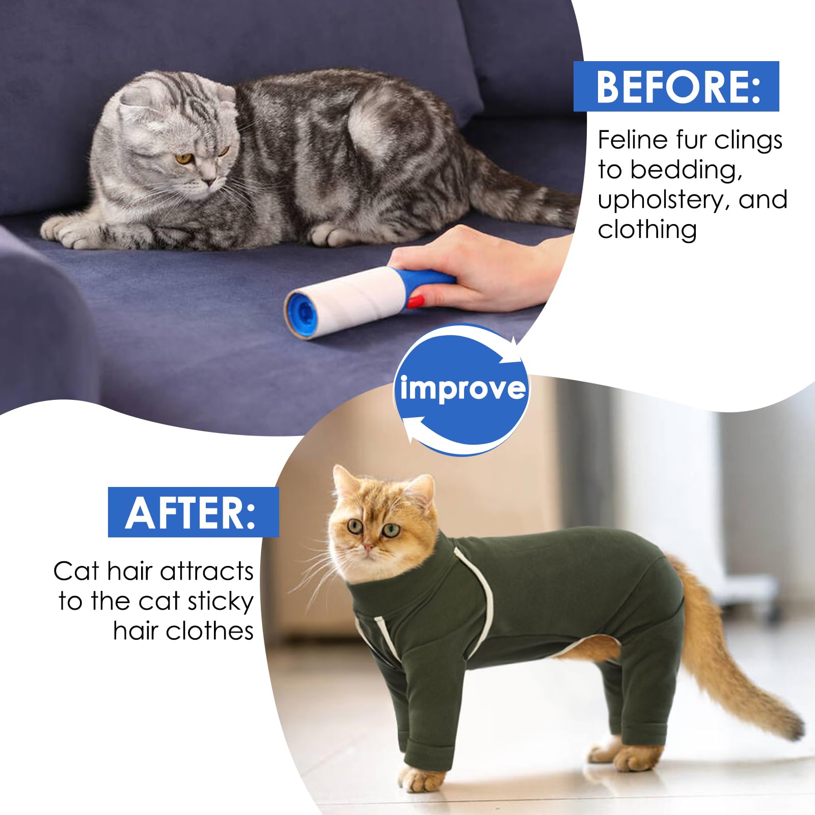 Cat Onesie - Army Green, Xxl - Prevents Hair Loss, Sticky Hair Clothes, Pajamas For Cats Only, Hairless Cat Clothes, After Surge