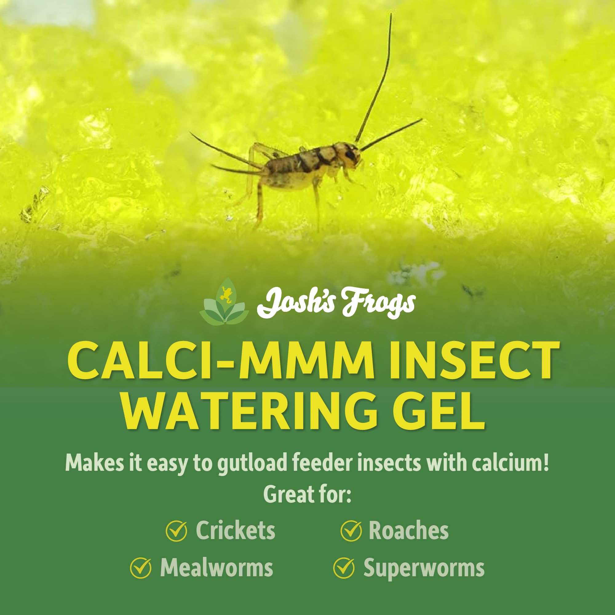 Joshs Frogs Calci-mMm Insect Gutloading Gel with Calcium (1 Gallon)
