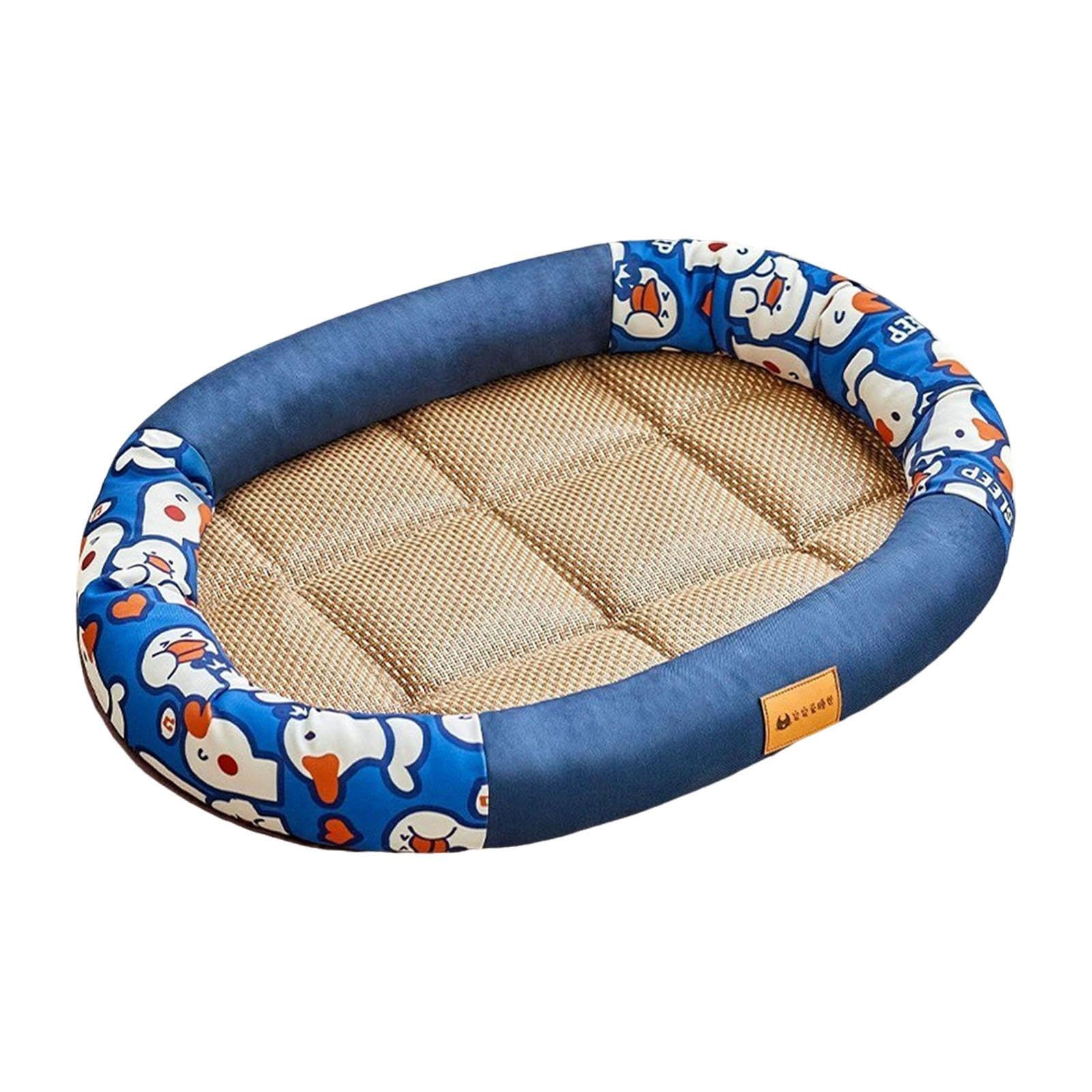 SHOPORA Pet Cooling Pad Playmat Breathable Puppy Kitten Nest for Cats and Small Dogs Blue XL | Pet Supplies | Dog Supplies | Bed