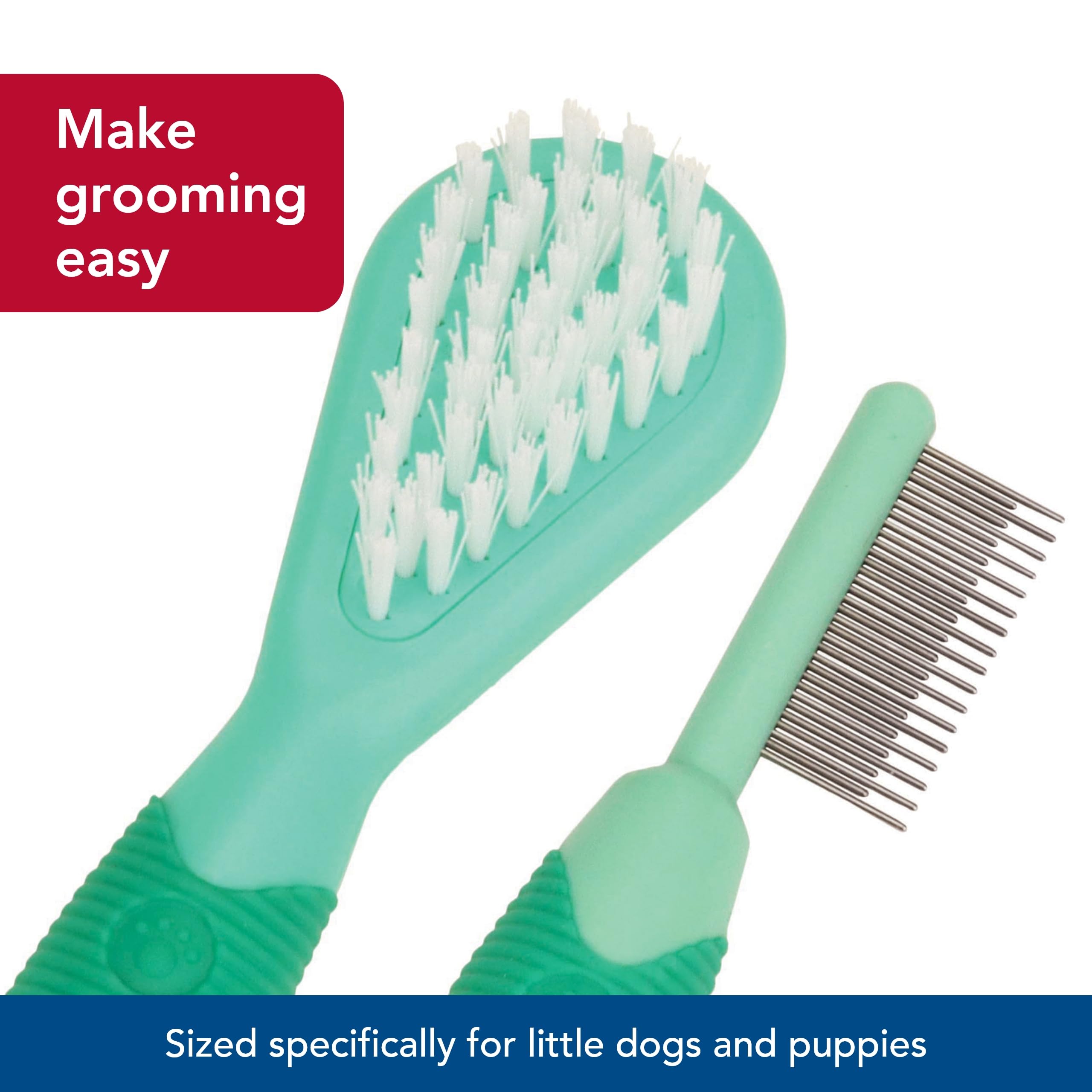 Coastal - Li'l Pals - Dog Bristle Brush and Shedding Comb