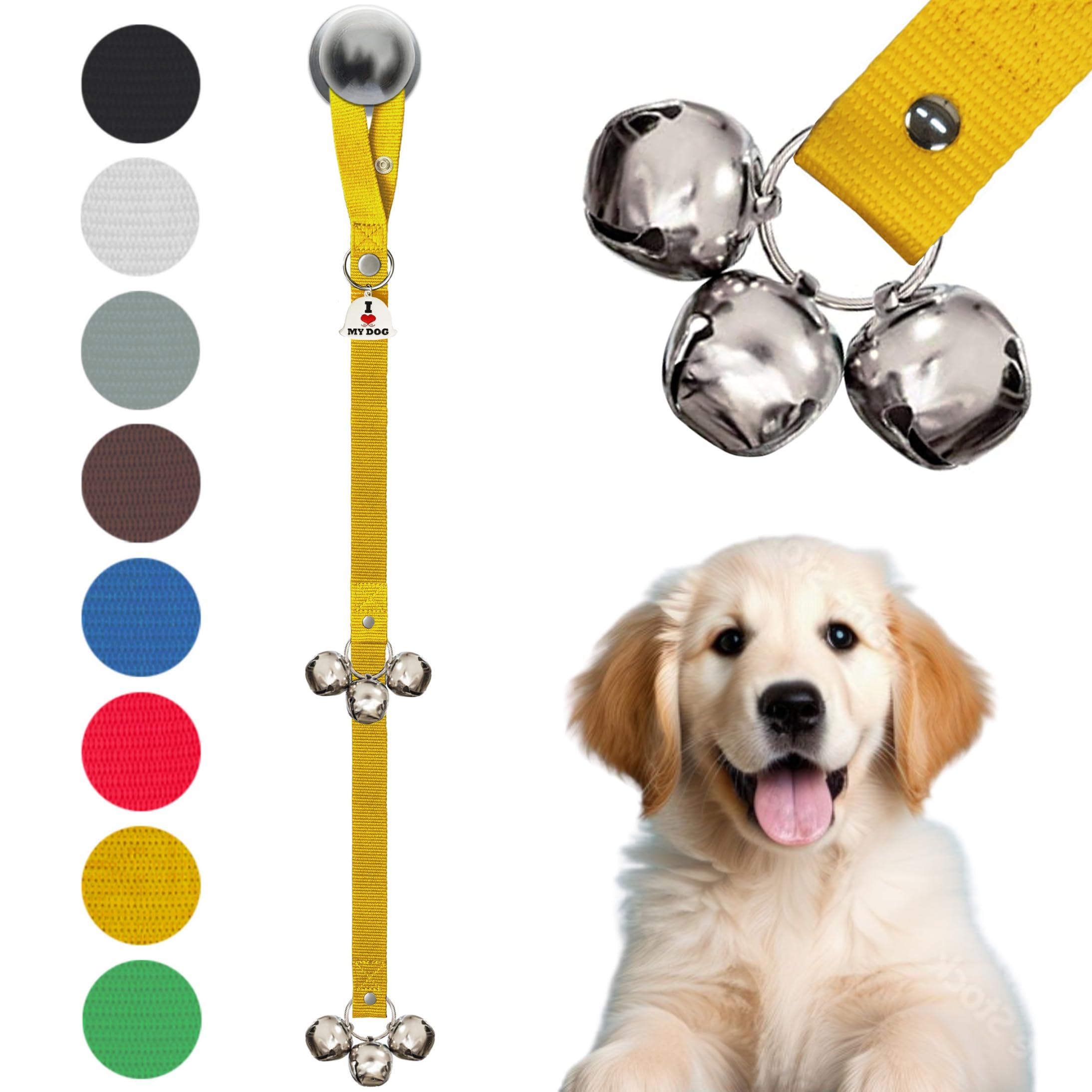 Caldwell'S Dog Potty Bell For Dogs To Ring To Go Outside - The Original Dog Door Bell For Potty Training - Premium Quality Dog Training Tools & New Puppy Essentials
