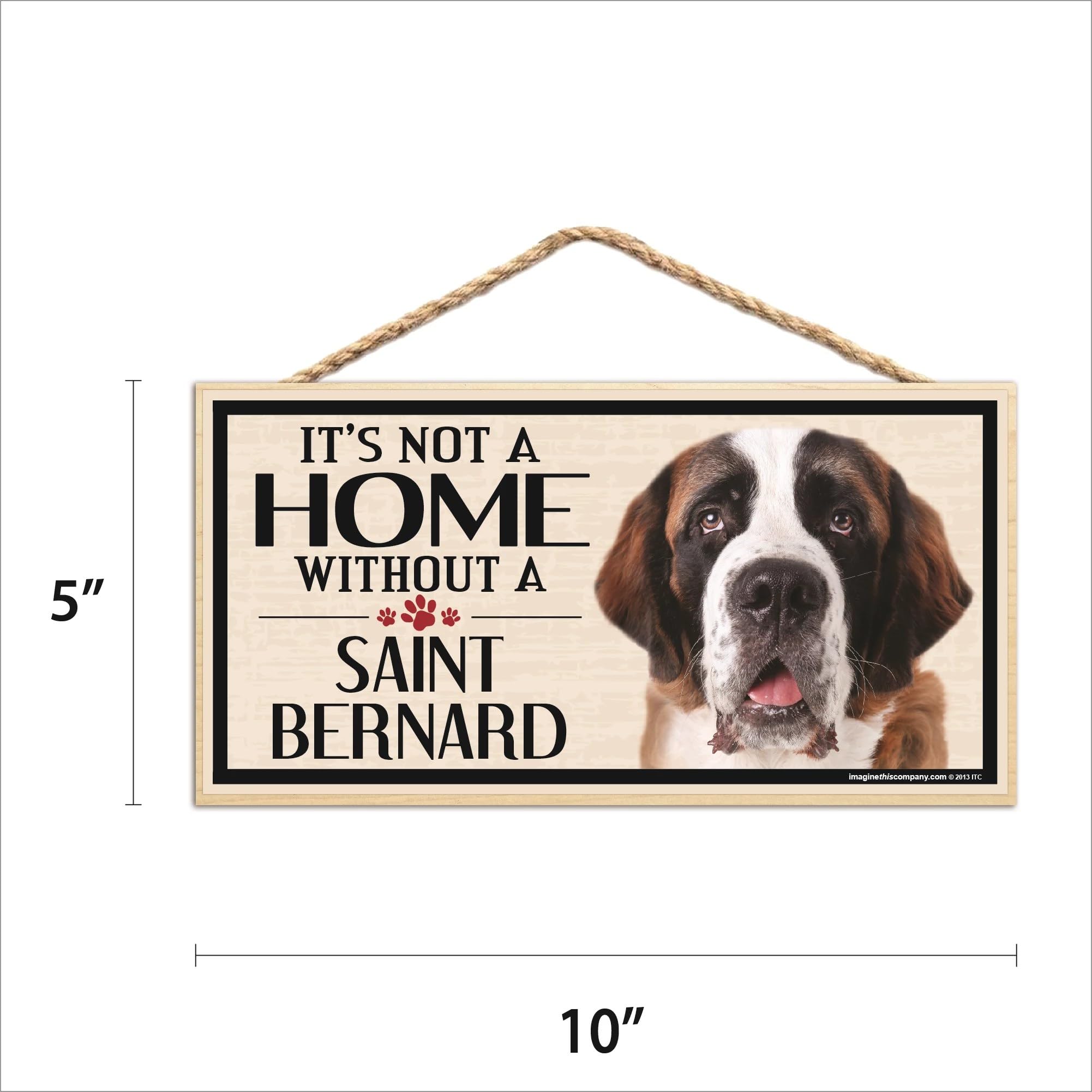 Imagine This Wood Sign For St. Bernard Dog Breeds