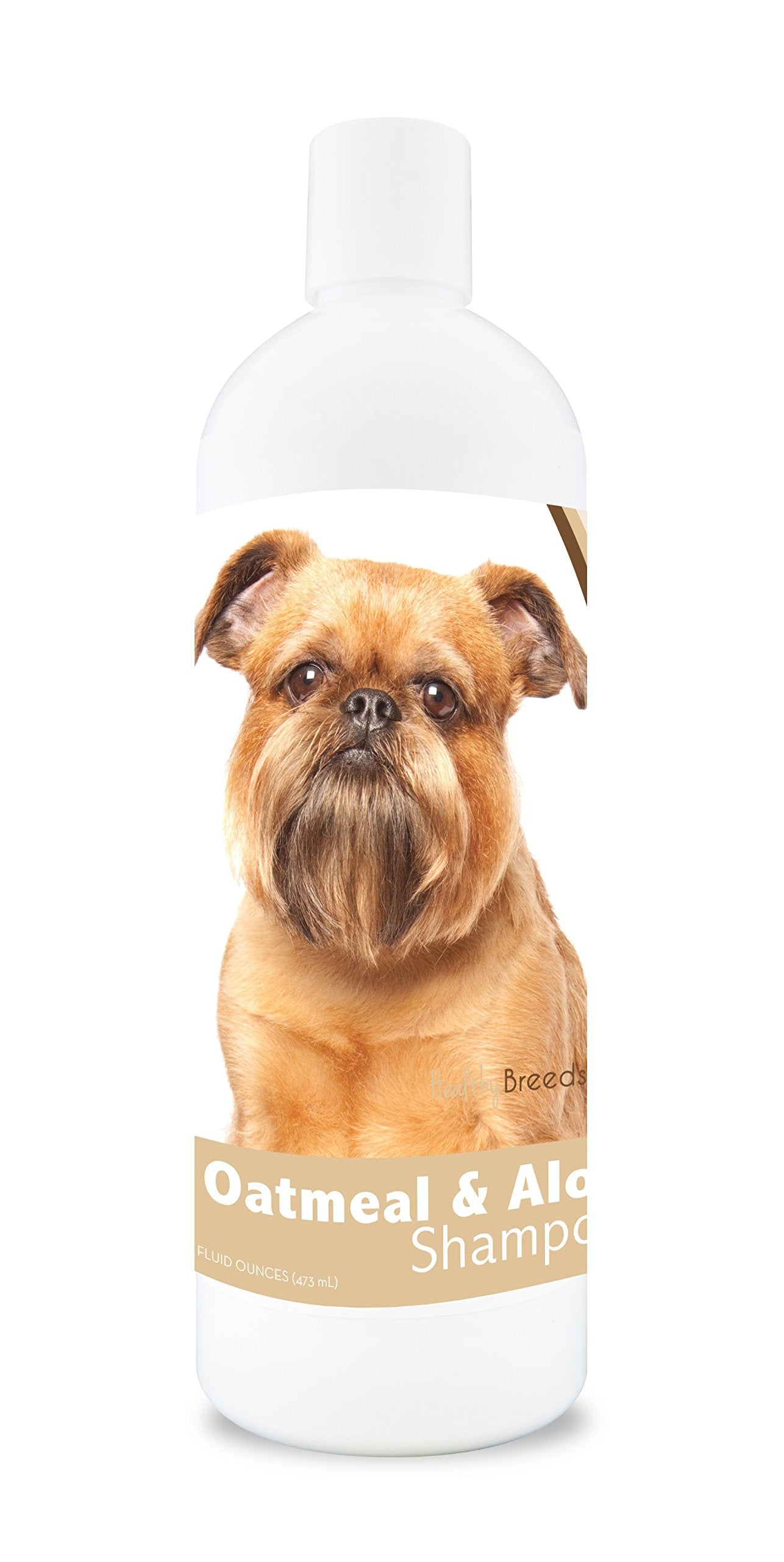 Healthy Breeds Brussels Griffon Oatmeal Shampoo with Aloe 16 oz