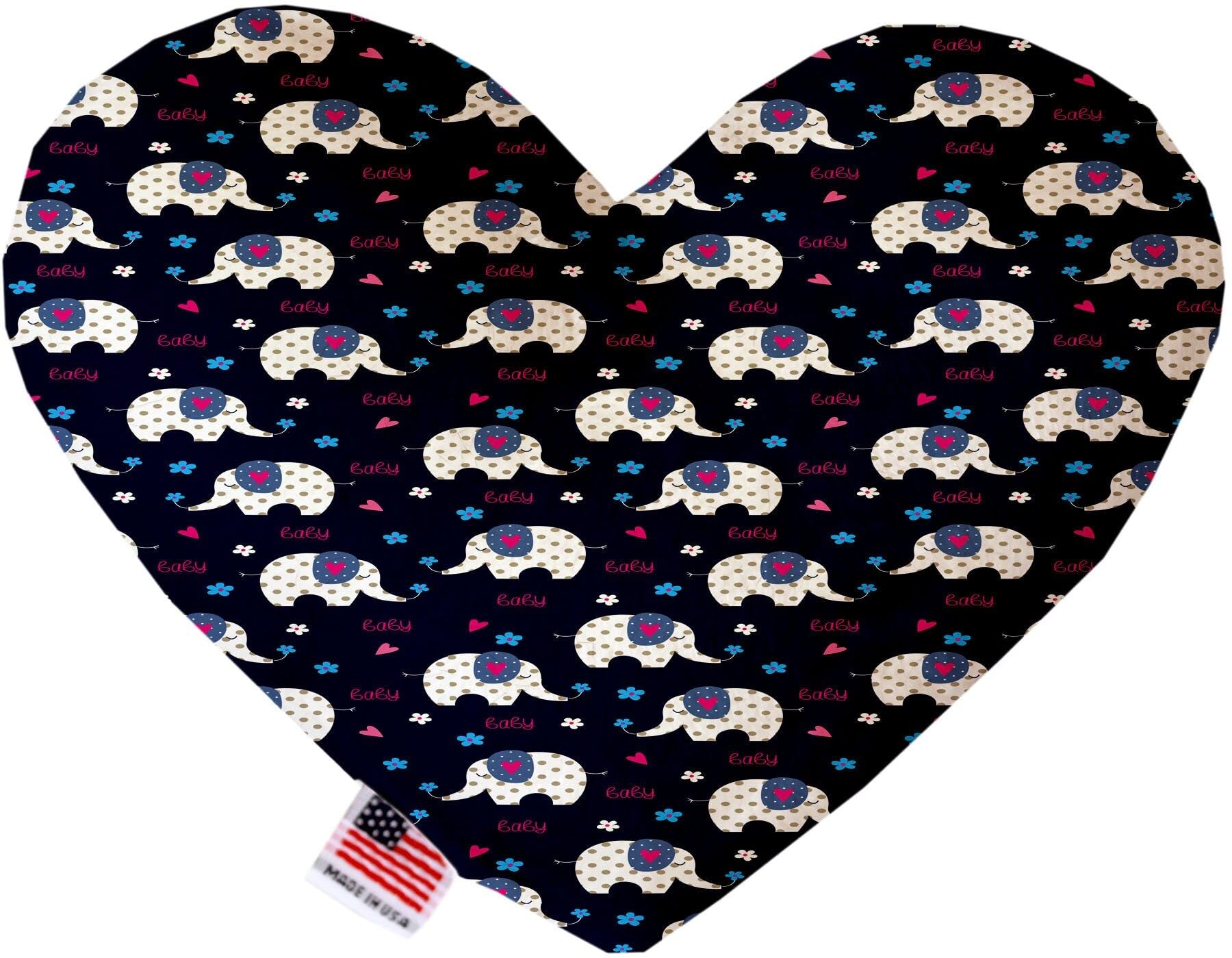 Pet and Dog Plush Heart or Bone Toy, "Oh Baby Group" (Available in different sizes, and 12 different pattern options!) Baby Bear 8" Plush Bone