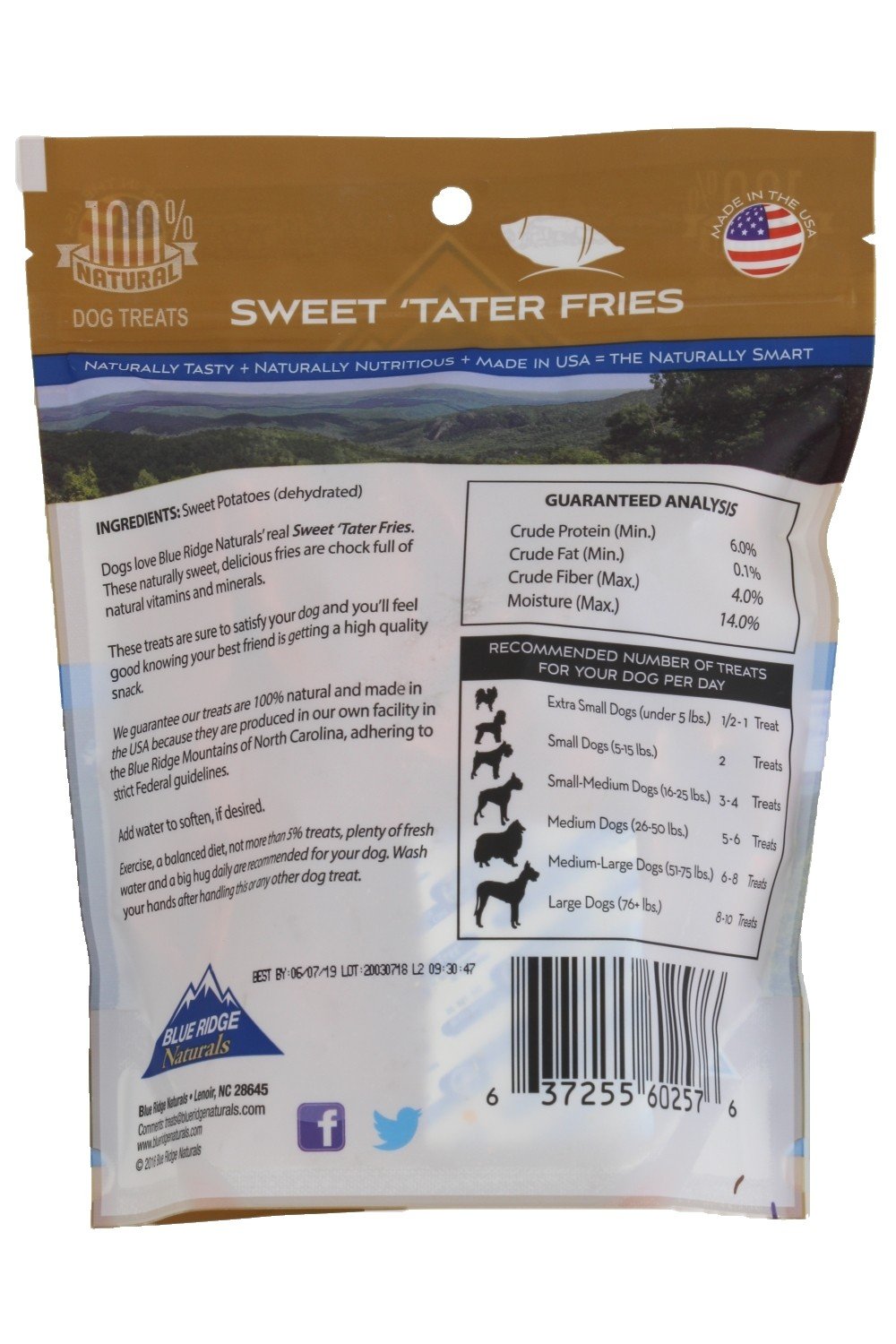 Blue Ridge Naturals Sweet Tater Fries
