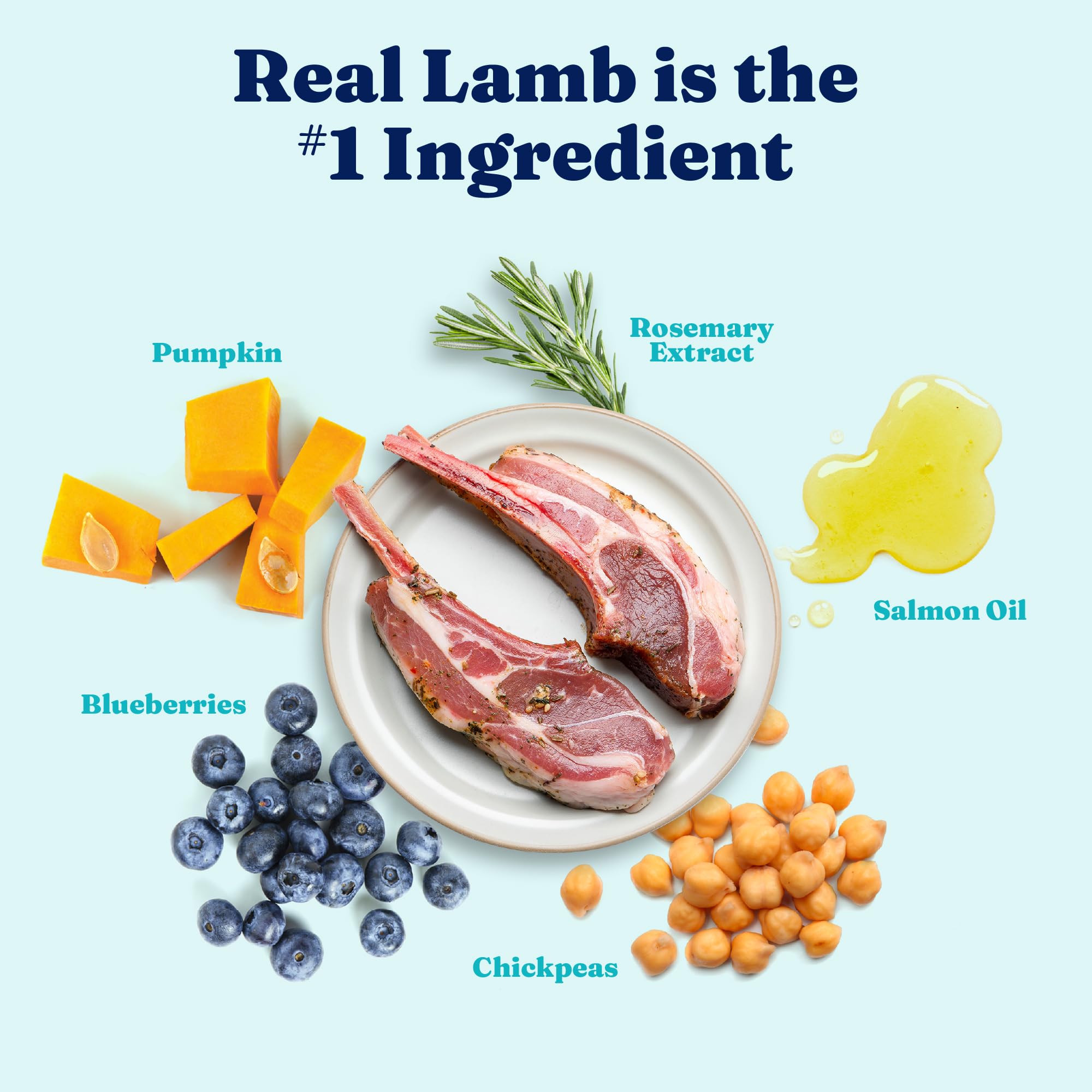 Solid Gold Toy & Small Breed Dry Dog Food Small Bites - Real Lamb, Grain Free, Gluten Free, High Fiber Healthy Kibble w/Probioti