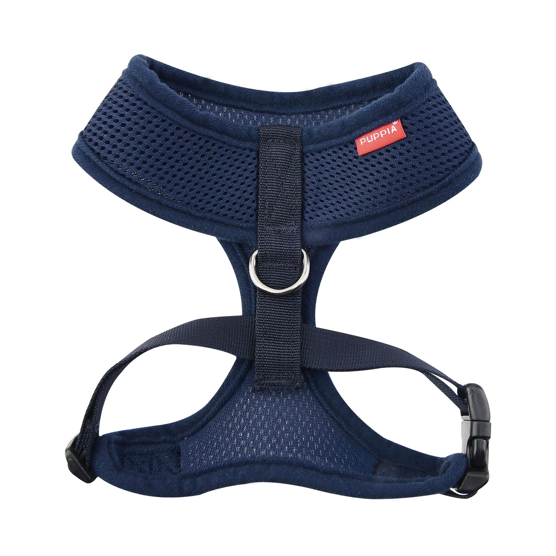 Puppia Soft Dog Harness, Navy, Large (Pdcf-Ac30-Ny-L)