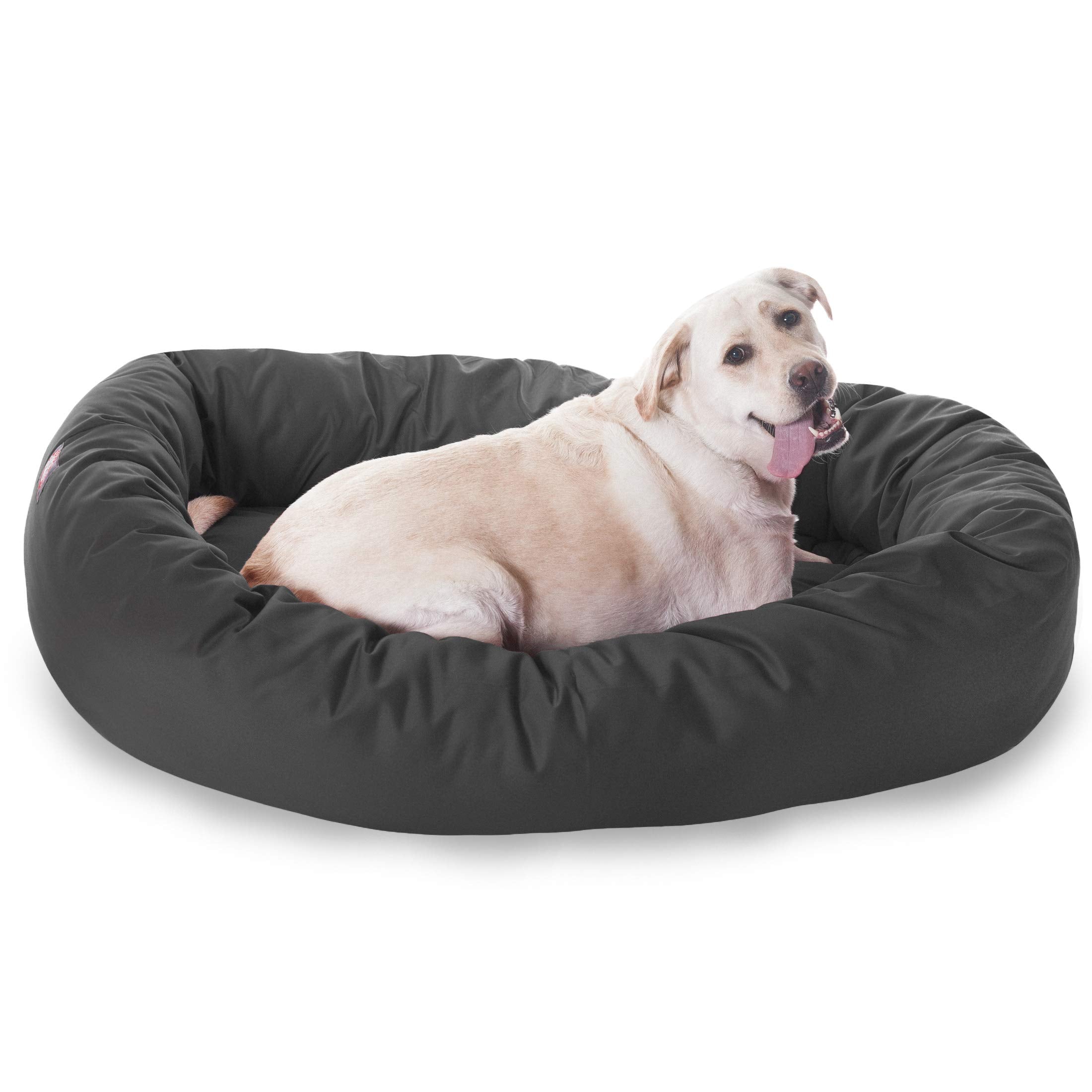 Majestic Pet 52 Inch Gray Bagel Dog Bed Products