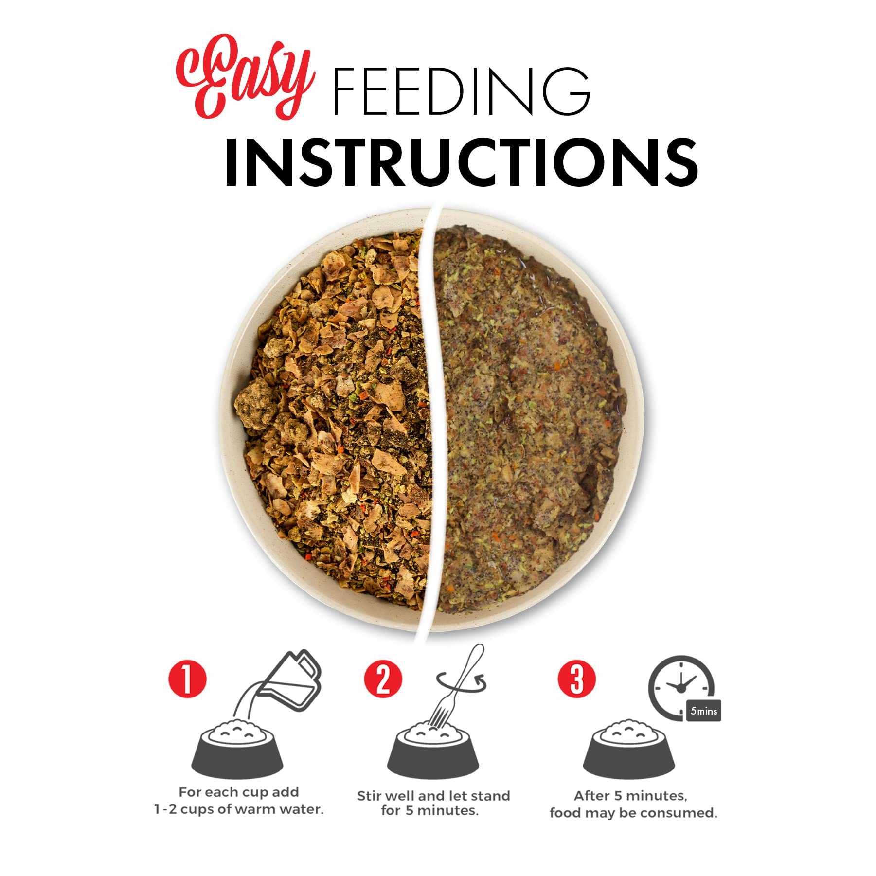 Grandma Lucy's Macanna Freeze-Dried Dog Food, Grain Free Beef Recipe, 3Lb Bag