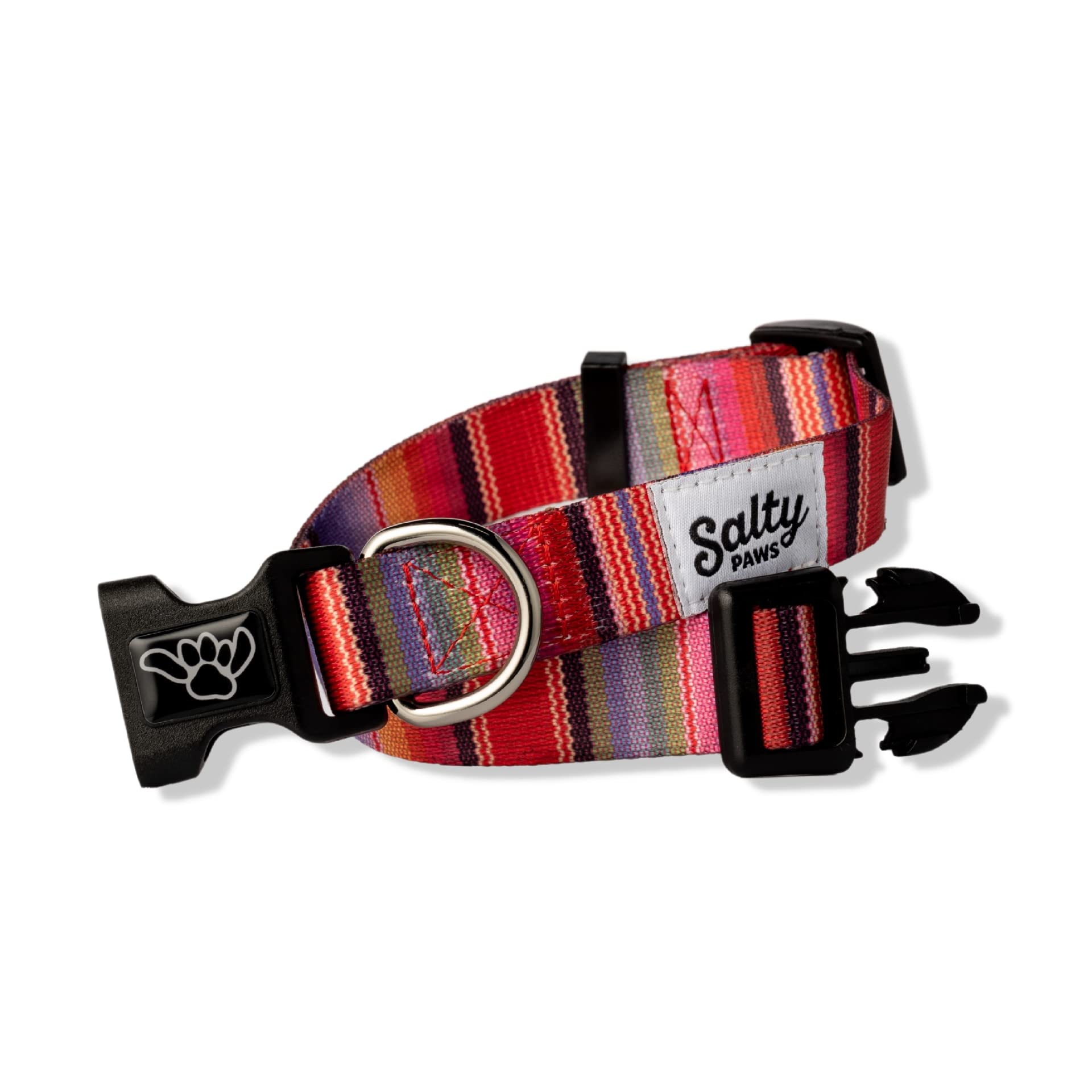 Shaka'S Salty Paws Boy & Girl Dog Collar Small Medium Large (Small Dog Collar Adj. 10-16'' For Dogs Up To 25 Lbs)