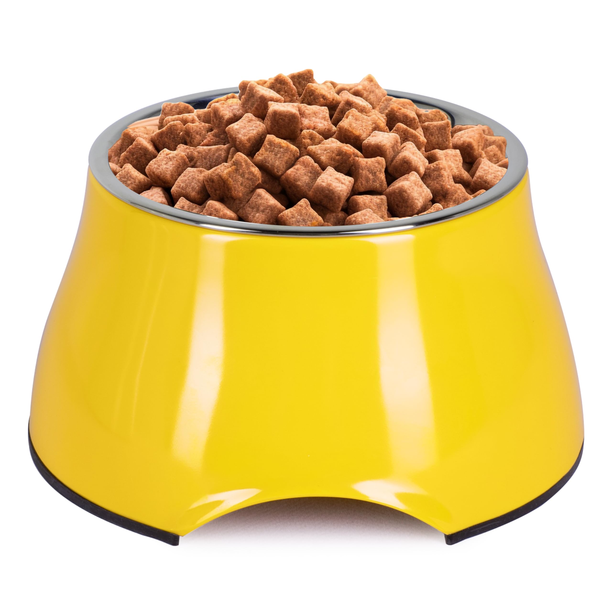 Raised Dog Bowls, Elevated Dog Bowls for Wearing Cone,Cocker Spaniel Long Ears,Neck Stress-Free,Non-Slip Stianless Steel Bowl fo
