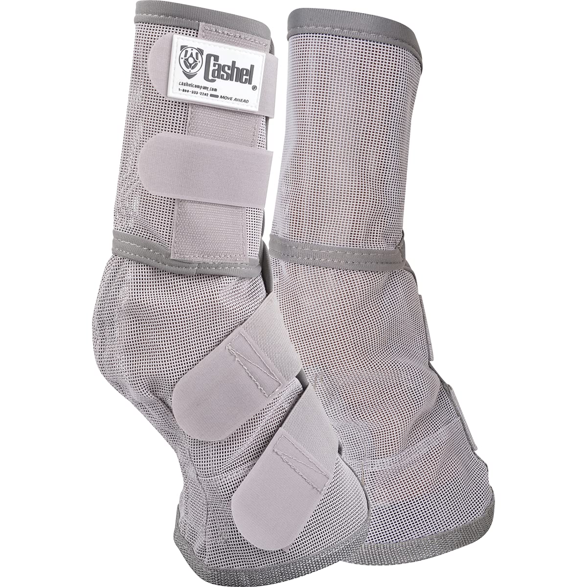 Cashel Crusader Horse Fly Leg Guards Pony Grey