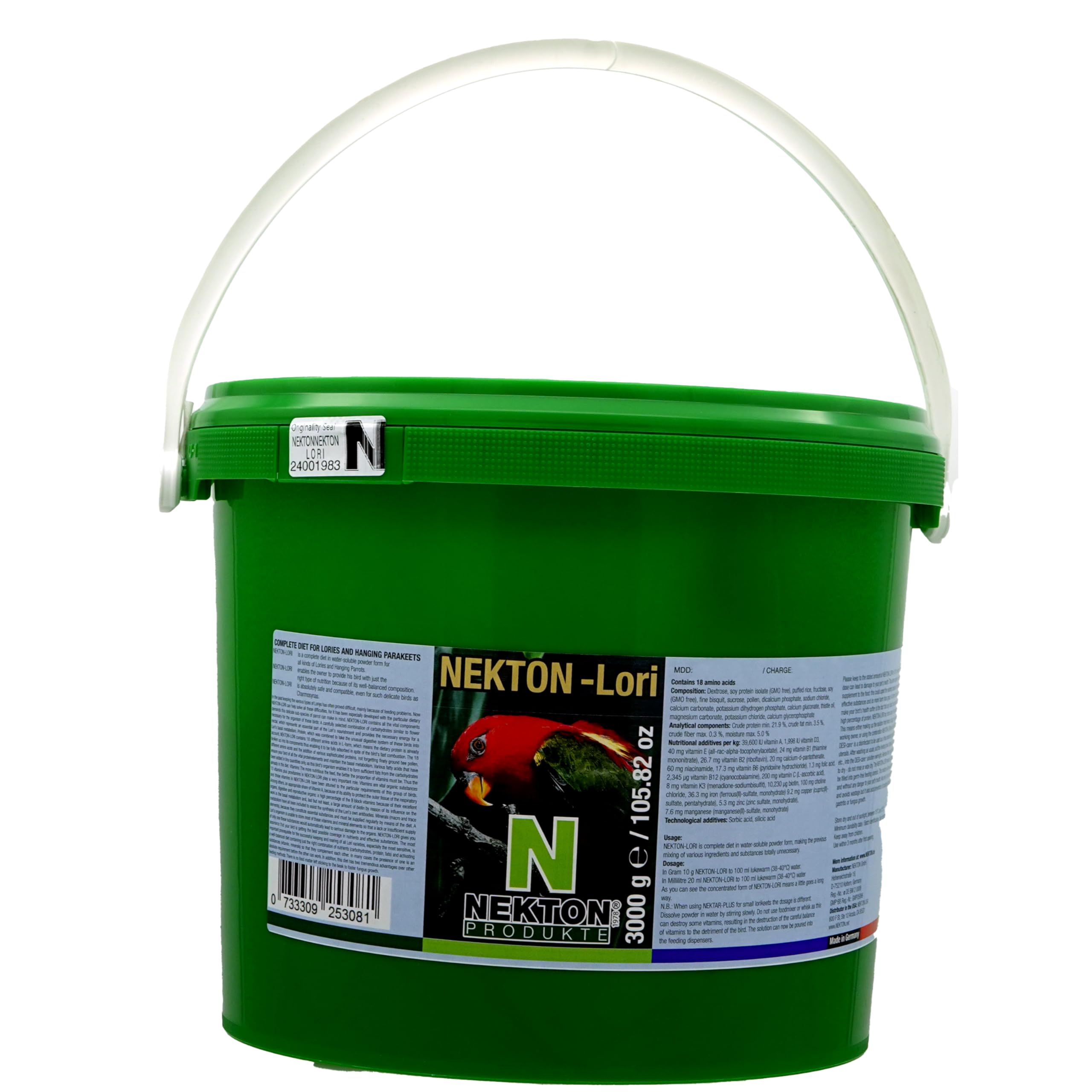 Nekton Lori Complete Lory Bird Diet, 3000gm