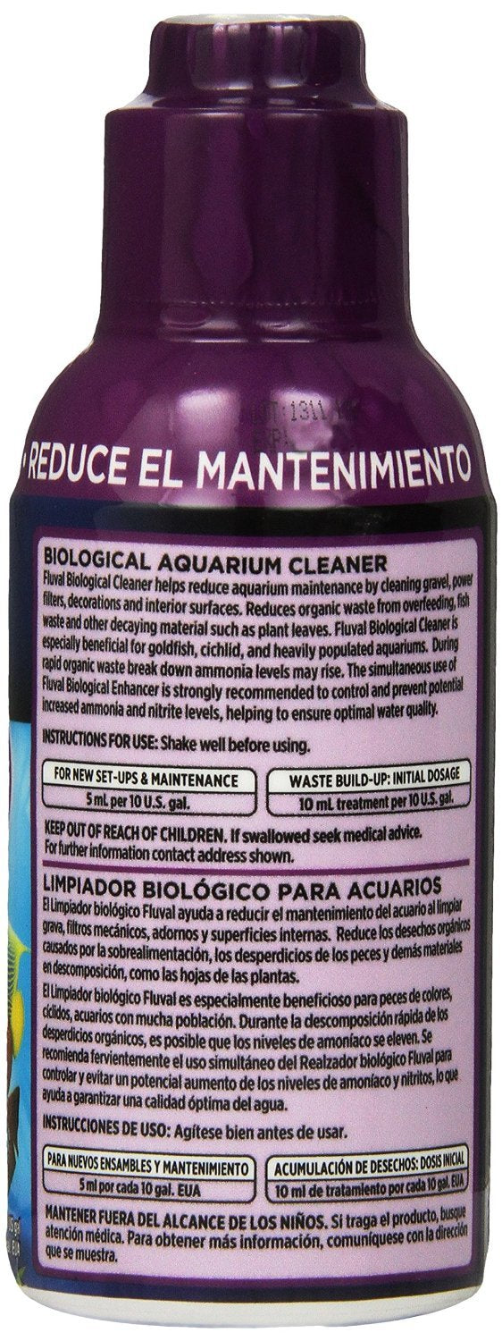 Fluval Biological Cleaner for Aquariums - 8.4oz (2 Pack) - Plastic, White, Model 703
