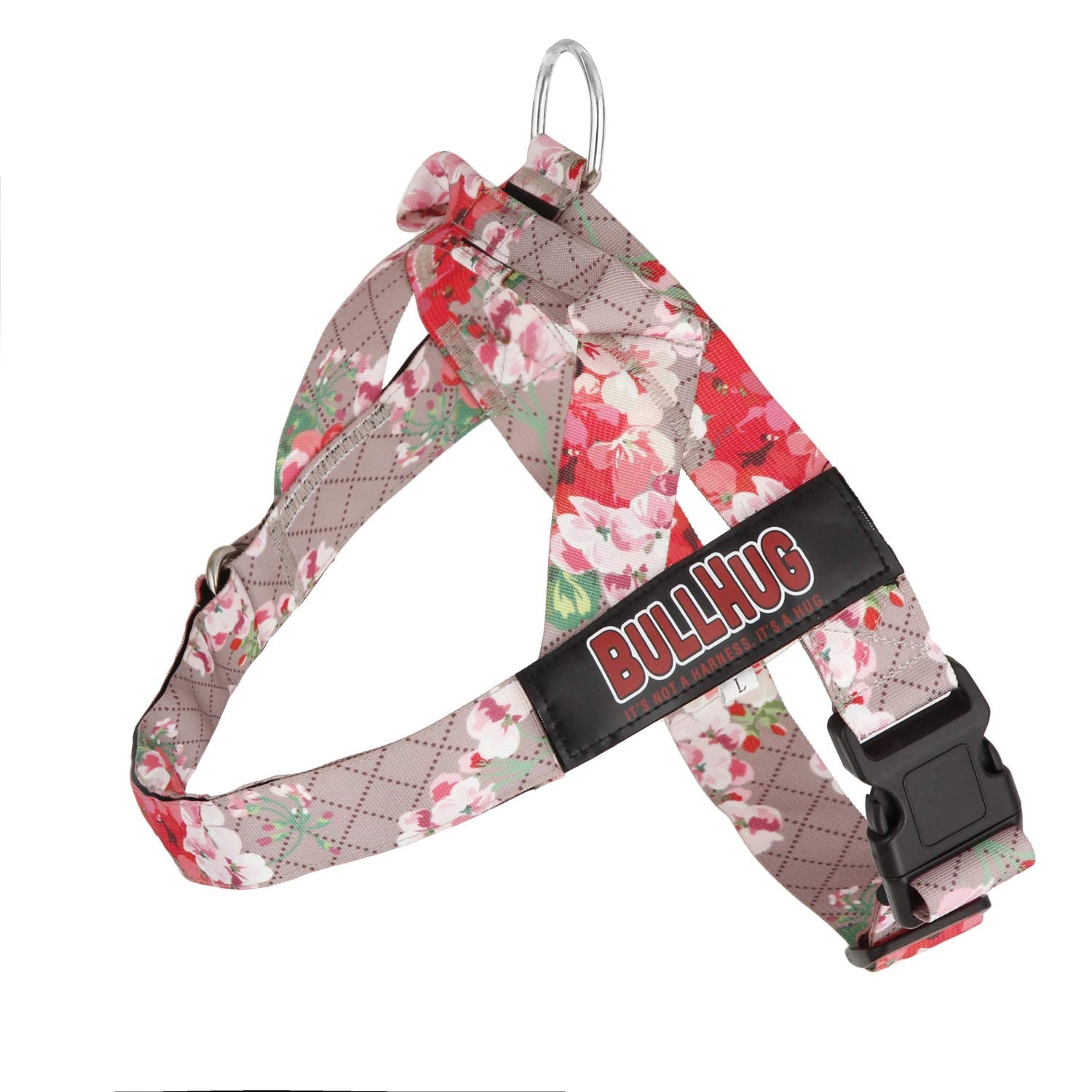 BULLHUG Adjustable Dog Harness- No Pull, No Choke - for English Bulldogs, French Bulldogs, Pugs & Broad-Chested Breeds - Easy, S