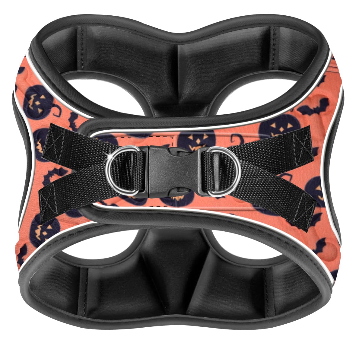 Comfort Fit Step-In Halloween Dog & Puppy Harness - Comfortable All Weather Dog Vest Harness: Adjustable, Soft Padded, Easy To P