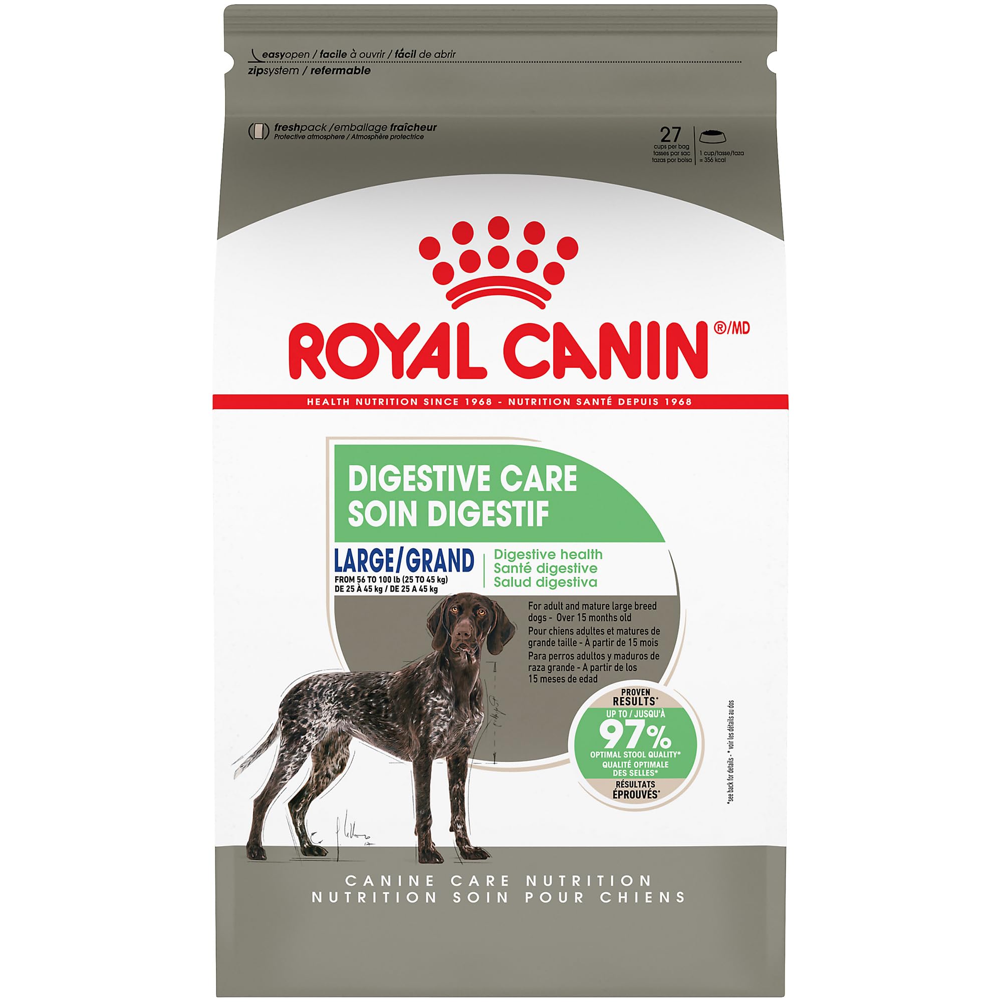 Royal Canin Large Digestive Care Dry Dog Food, 30 lb bag