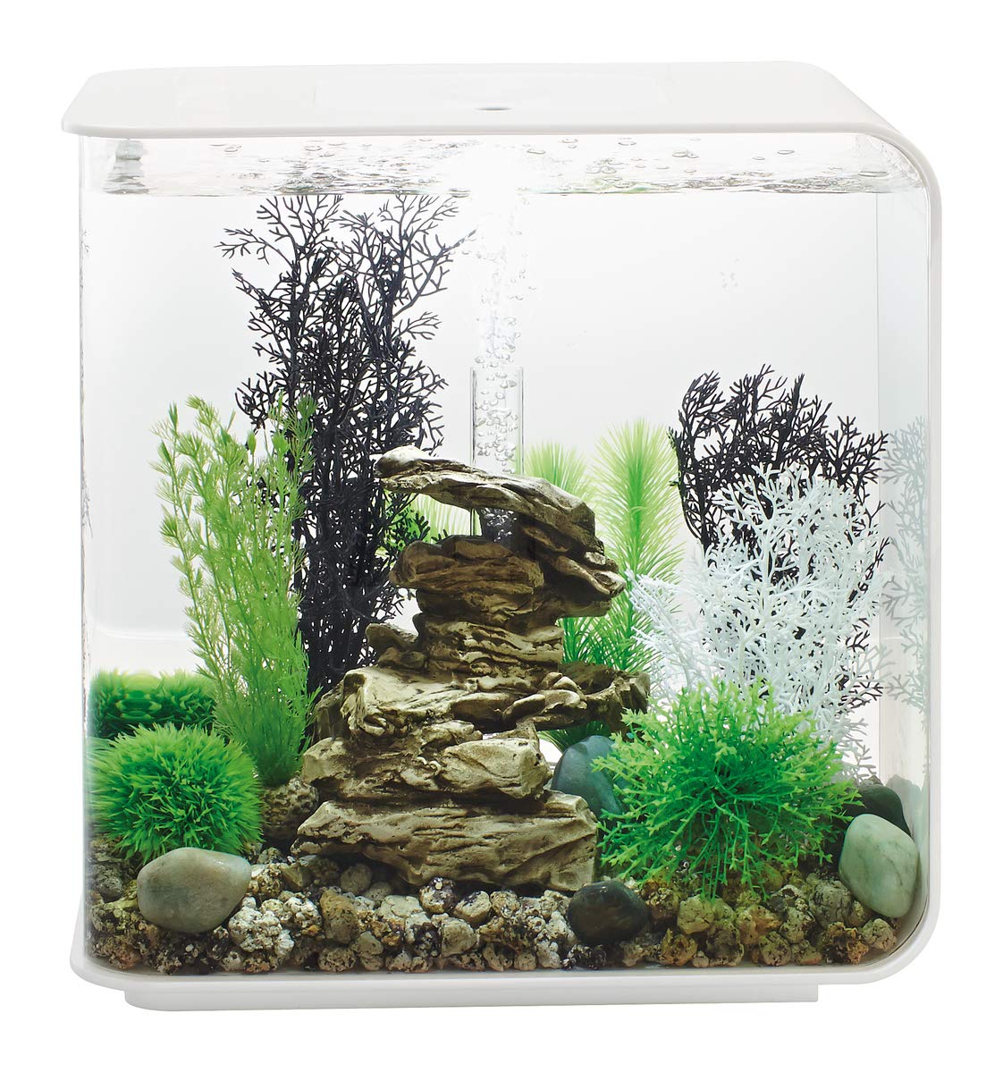 Biorb Marble Pebble Set, Solid Aquarium Decorations, Green