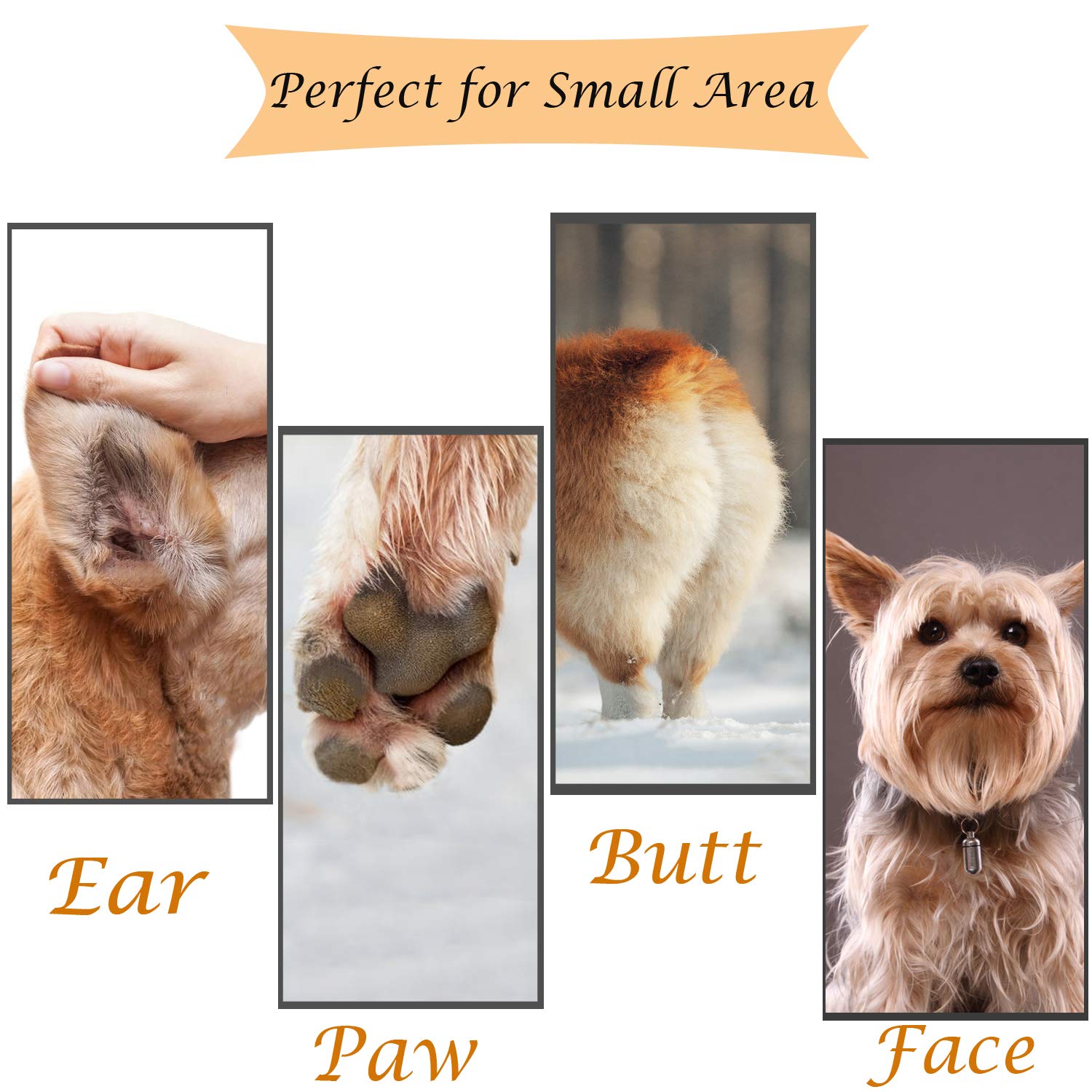 Dog Clippers, Cordless Cat And Small Dogs Clipper, Low Noise Electric Pet Trimmer, Dog Grooming Clippers For Trimming Dog'S Hair Around Paws, Eyes, Ears, Face, Rump (Black)