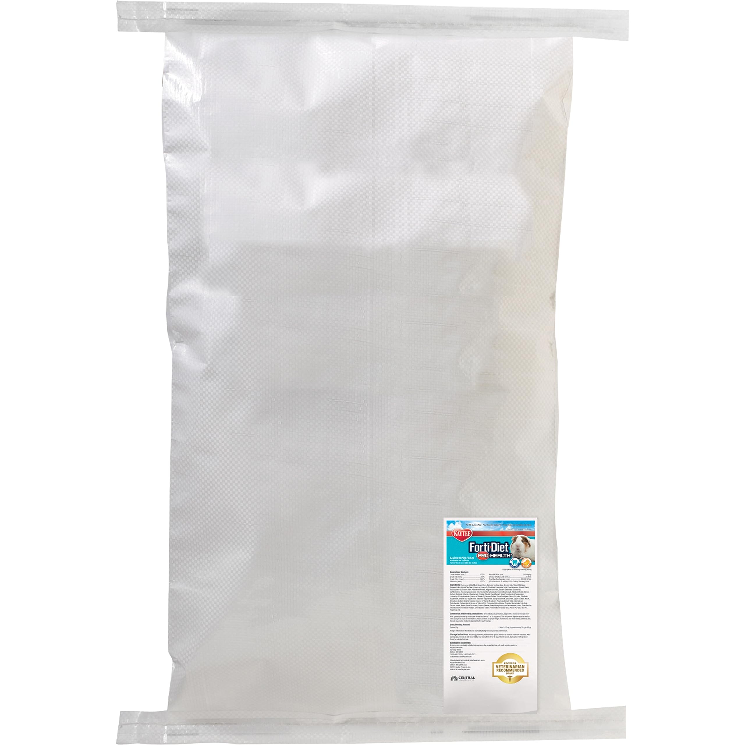 Kaytee Forti Diet Pro Health Guinea Pig Food, 25-Pound