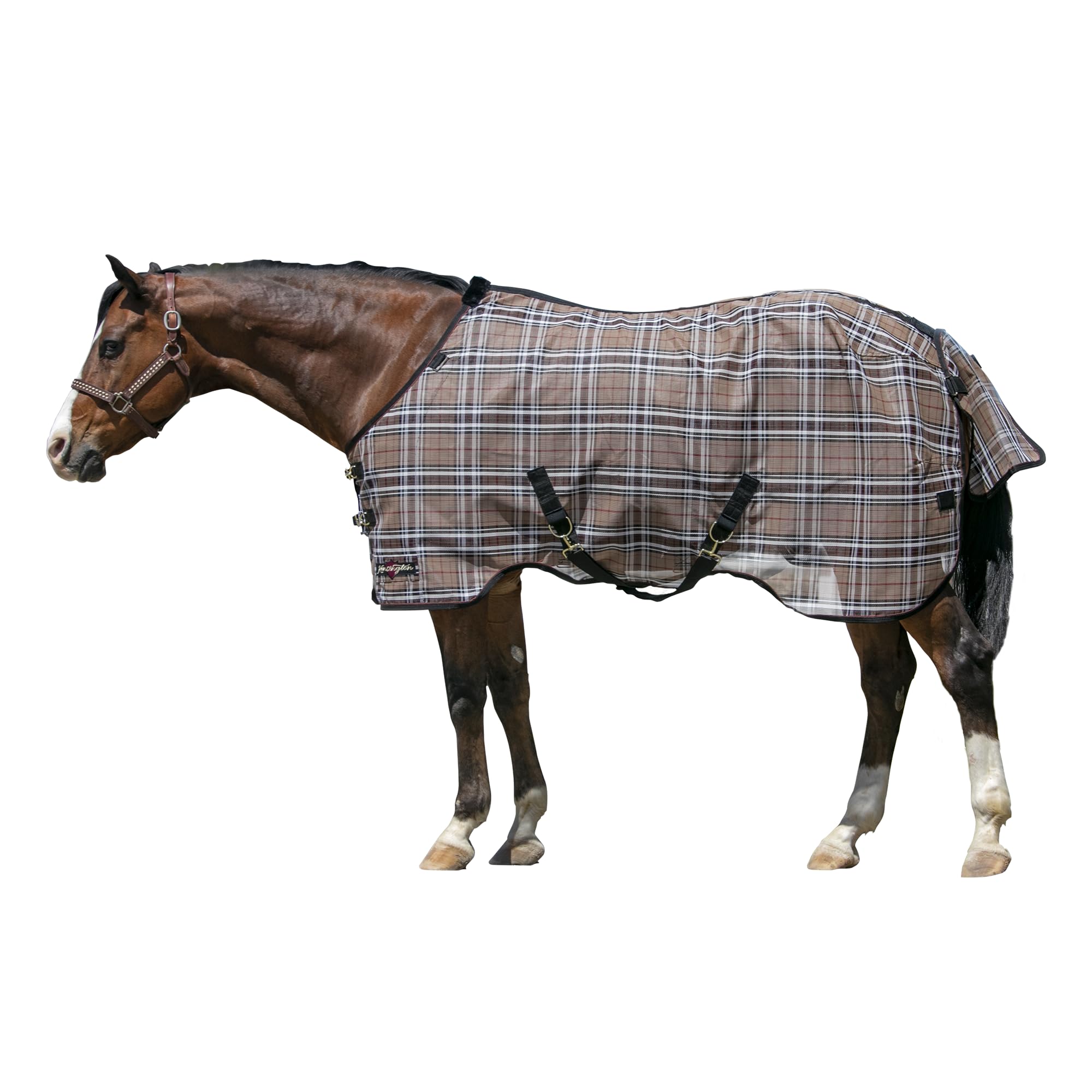 Kensington Breathable And Uv Protective Sheet Surefit All Season Protection For Horse - 69'', Deluxe Black