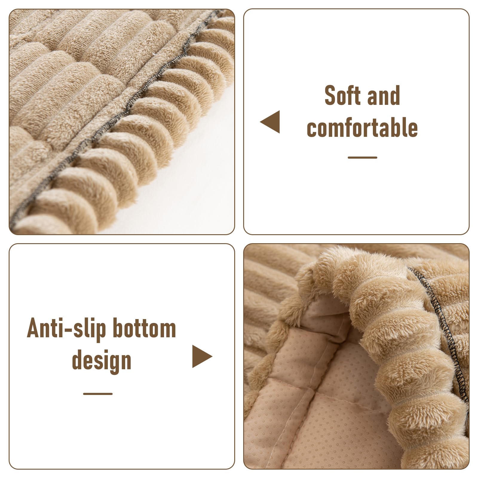 Livego Fuzzy Couch Covers For Pets, Couch Protector For Dogs Garden Chic Cotton Protective Couch Cover, Pet Mat Bed Couch Cover