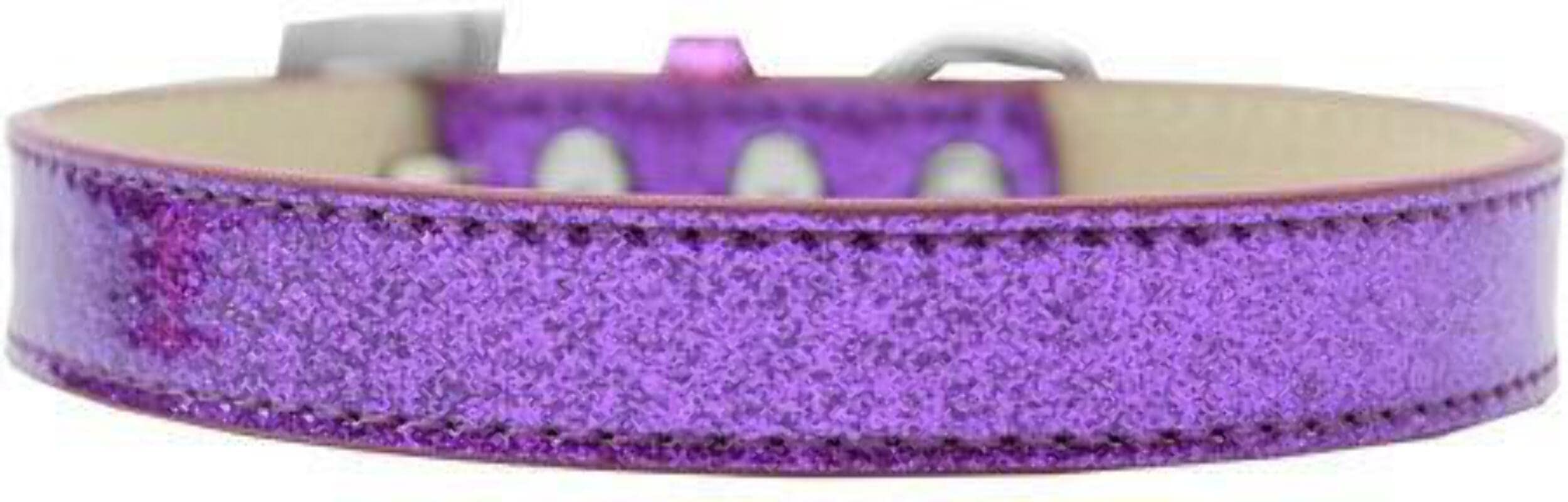 Dog, Puppy & Pet Ice Cream Collar Plain, Blank Tulsa (3/4" Wide) Silver 16