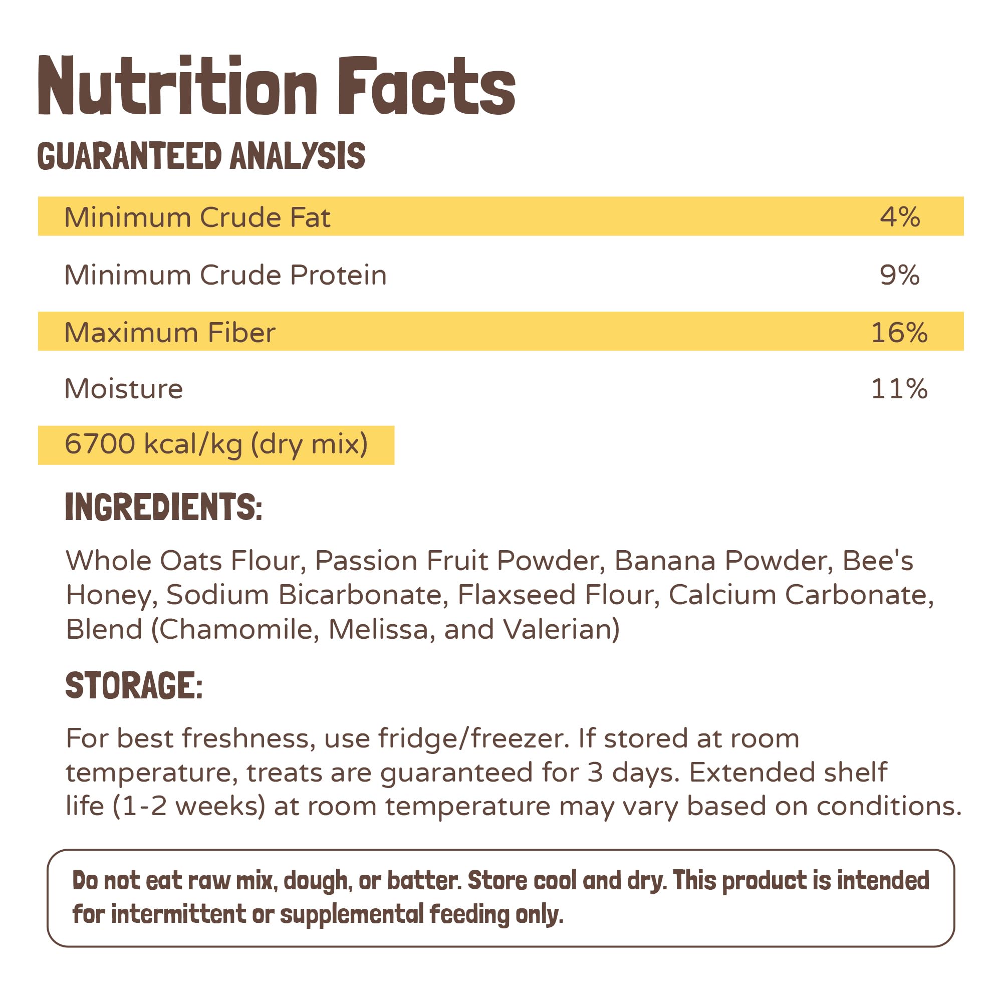 Healthy Calming Dog Treat Baking Mix (Pack of 1) - Natural Chamomile, Valerian Root & Banana Pup Biscuit Mix - Vet-Recommended H