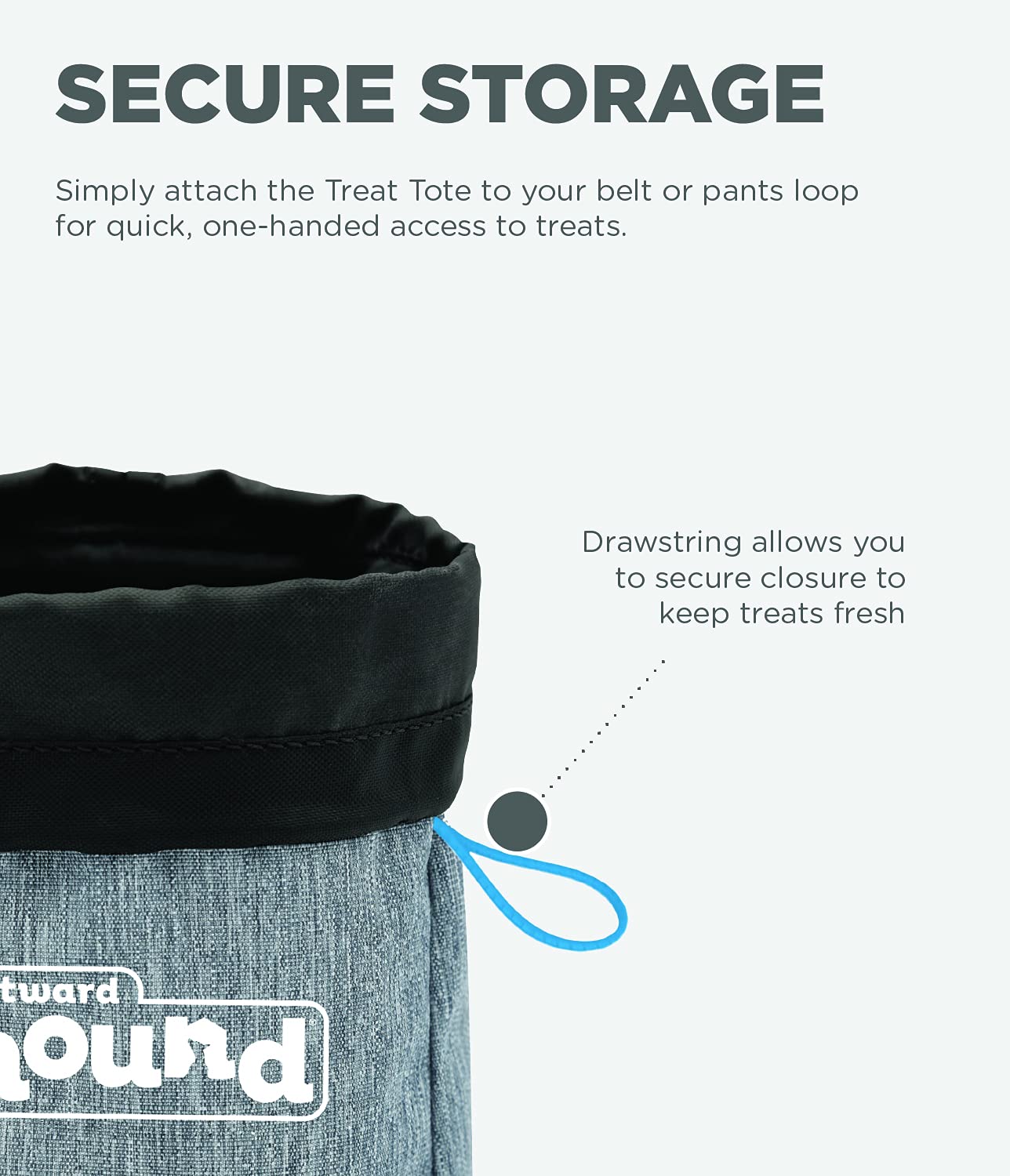Outward Hound Treat Tote Hands-Free Dog Training Pouch