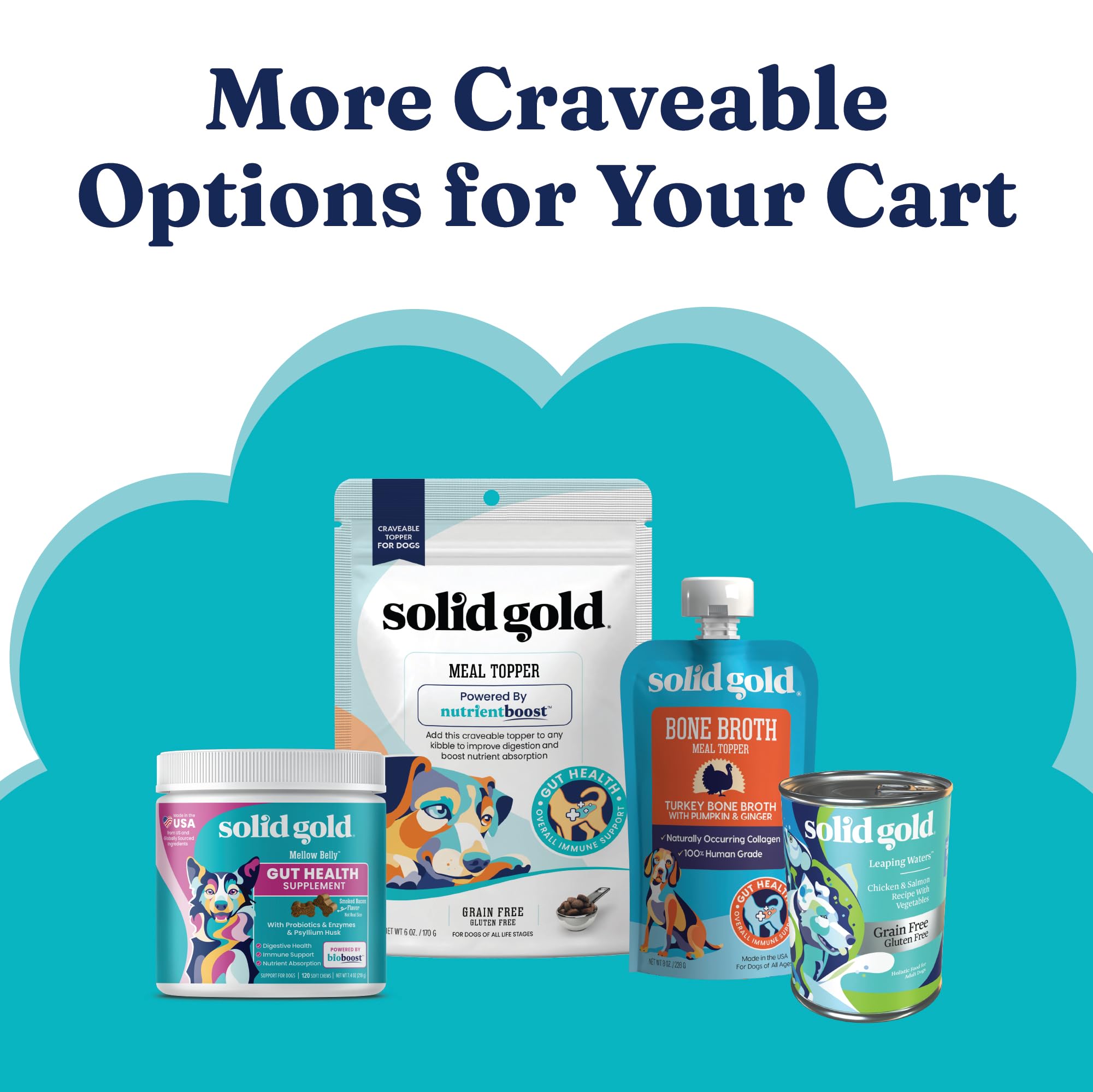 Solid Gold Dry Dog Food for Sensitive Stomachs - Grain Free & Gluten Free w/Venison, Pumpkin & Probiotics for Gut Health & Diges