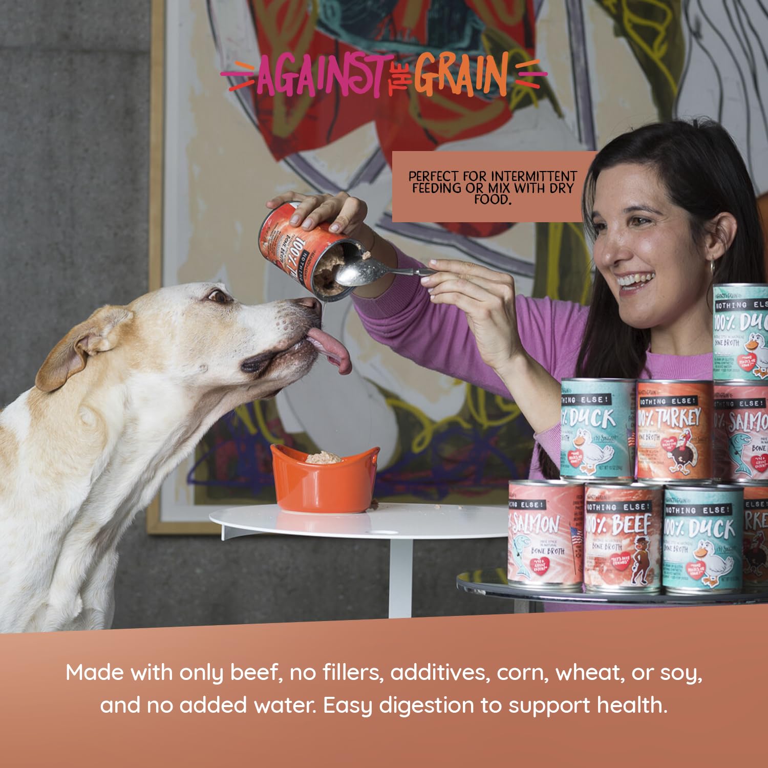 Evangers Against The Grain Pet Food Nothing Else! Dog Food - 11 oz Cans (Pack of 12)
