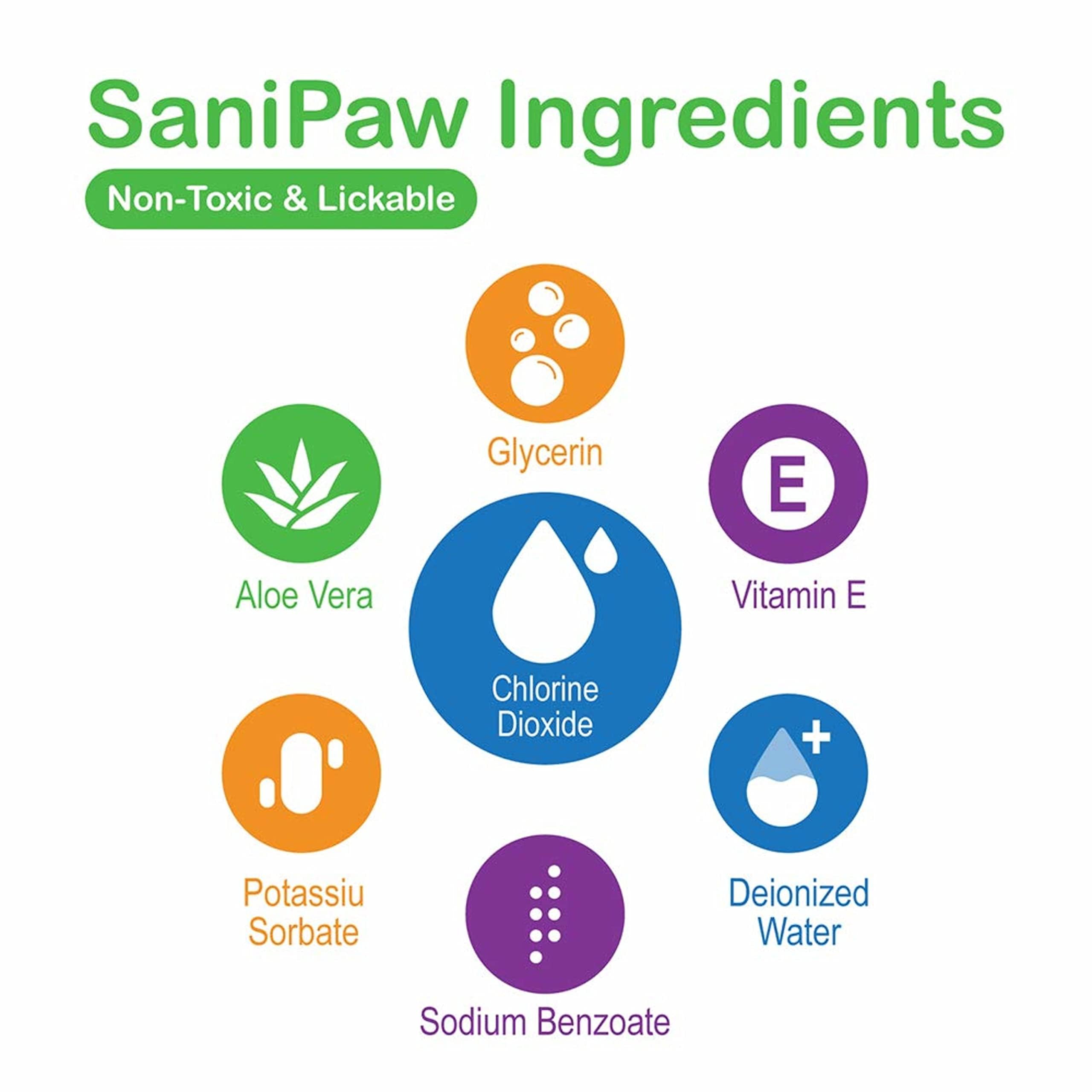 Pawz Sanipaw Dog Paw Sanitizer And Odor Eliminating Spray