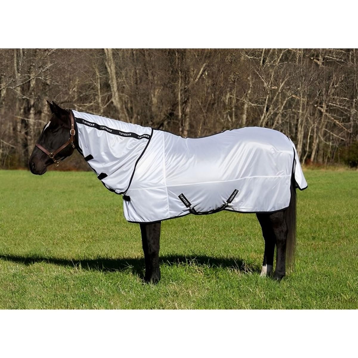 Tuffrider Comfy Mesh Combo Neck Fly Sheet - White - 72