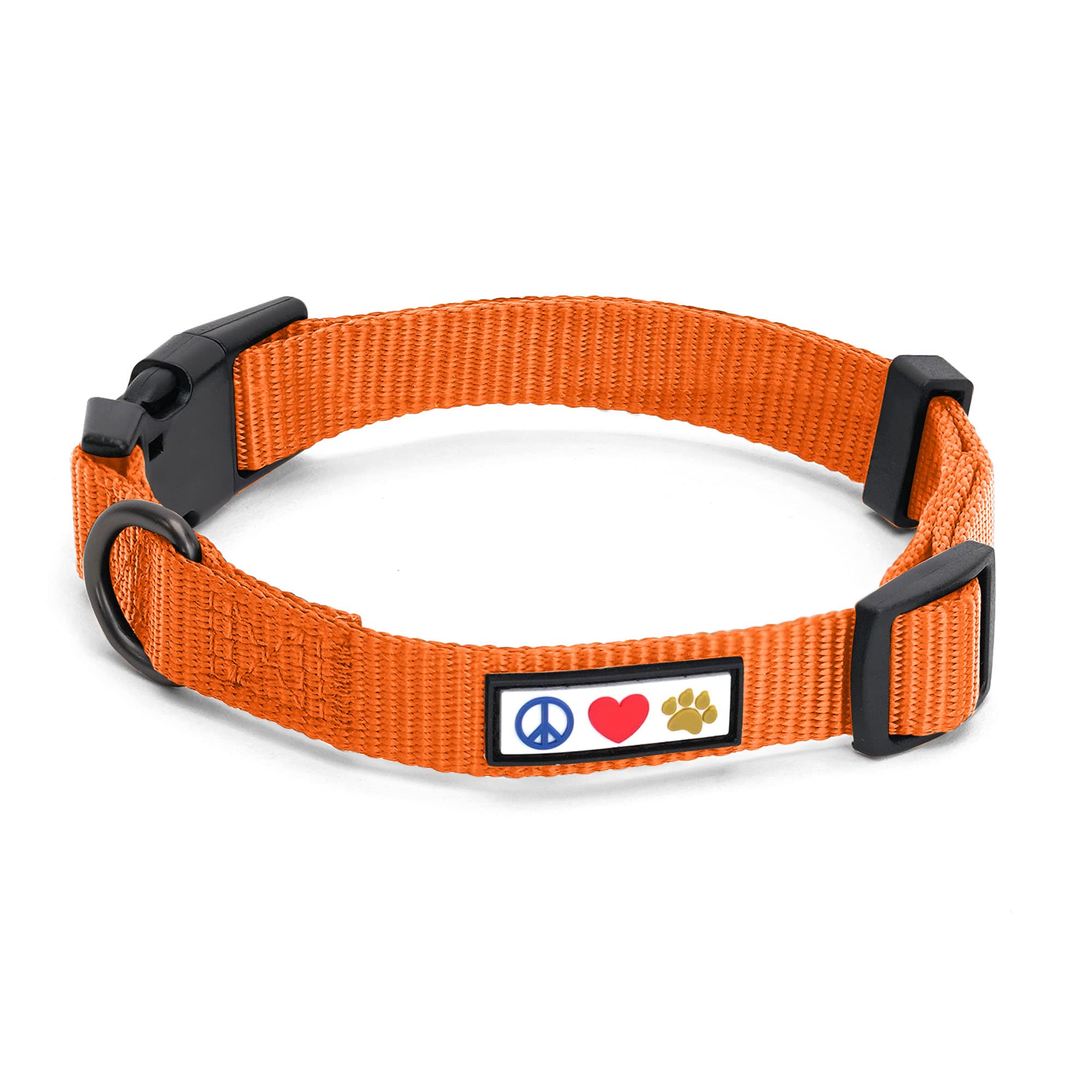 Pawtitas Dog Collar For Large Dogs Adjustable Dog Collar Heavy Duty Waterproof Collars For Dogs With Quick-Release Buckle - Oran