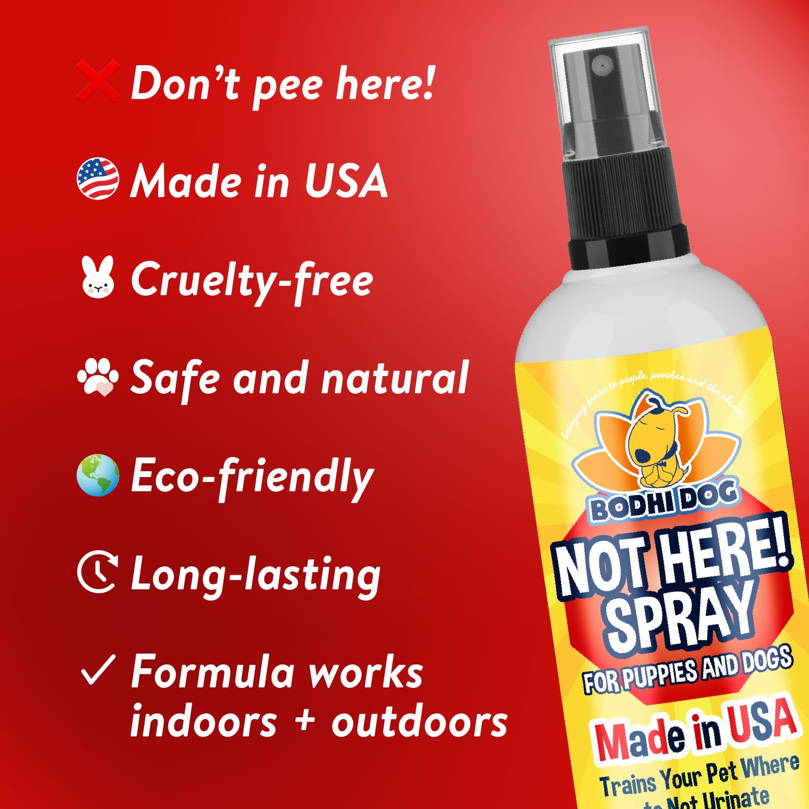Bodhi Dog Potty Training Spray | Indoor Outdoor Potty Training Aid for Dogs & Puppies | Puppy Potty Training for Potty Pads | Ma