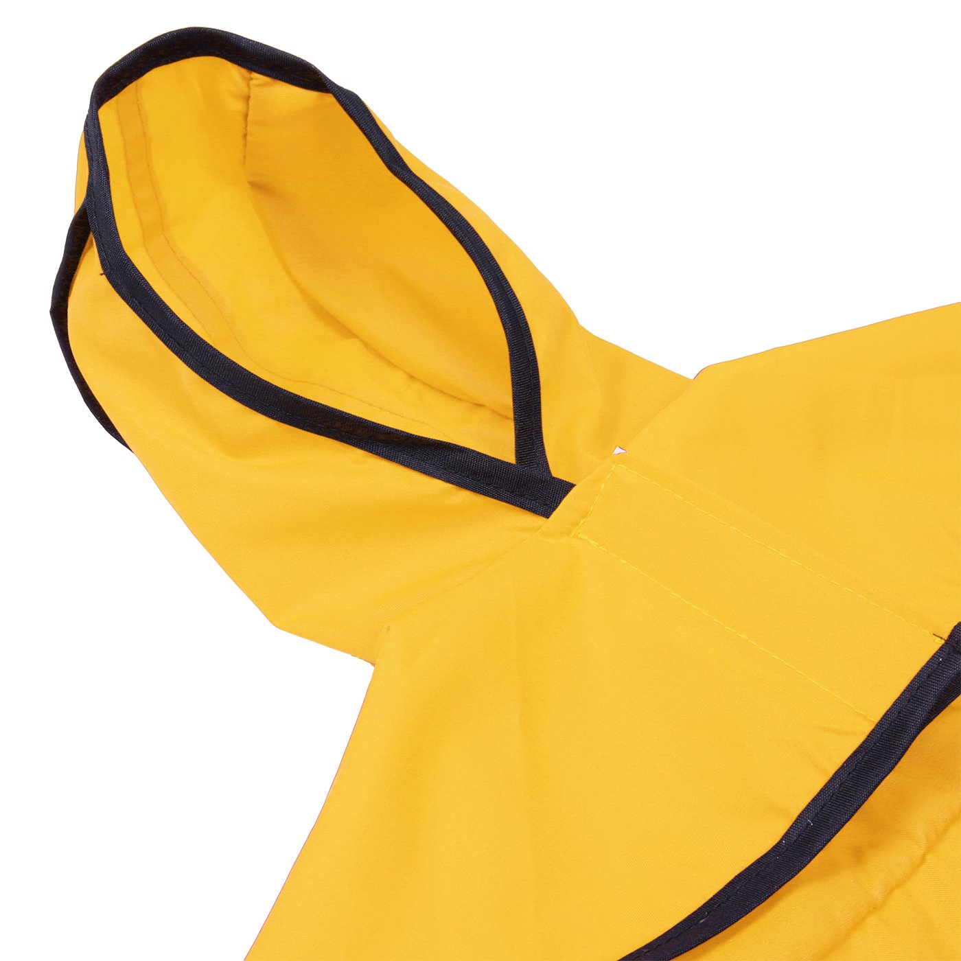 Hde Dog Raincoat Hooded Slicker Poncho For Small To X-Large Dogs And Puppies Yellow - Xl